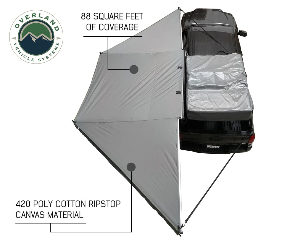 OVS | Portable Awning | Nomadic Awning 180 With Zip In Wall 180 Awning With Walls Overland Vehicle Systems | 19619907