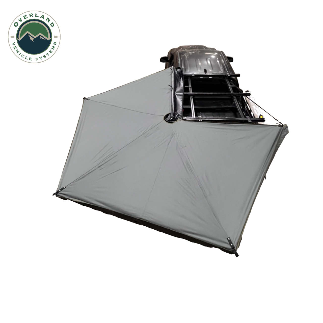 OVS | Roof Top Tent | HD Nomadic 270 LTE Awning - Driver Side - Dark Gray with Black Travel Cover Universal | 19679907