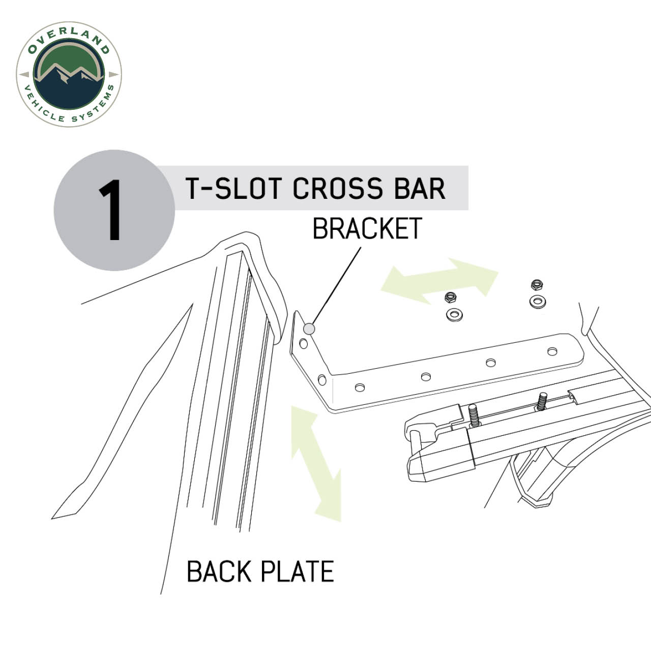 OVS | Roof Top Tent | HD Nomadic 270 LTE Awning - Passenger Side - Dark Gray with Black Travel Cover Universal | 19689909