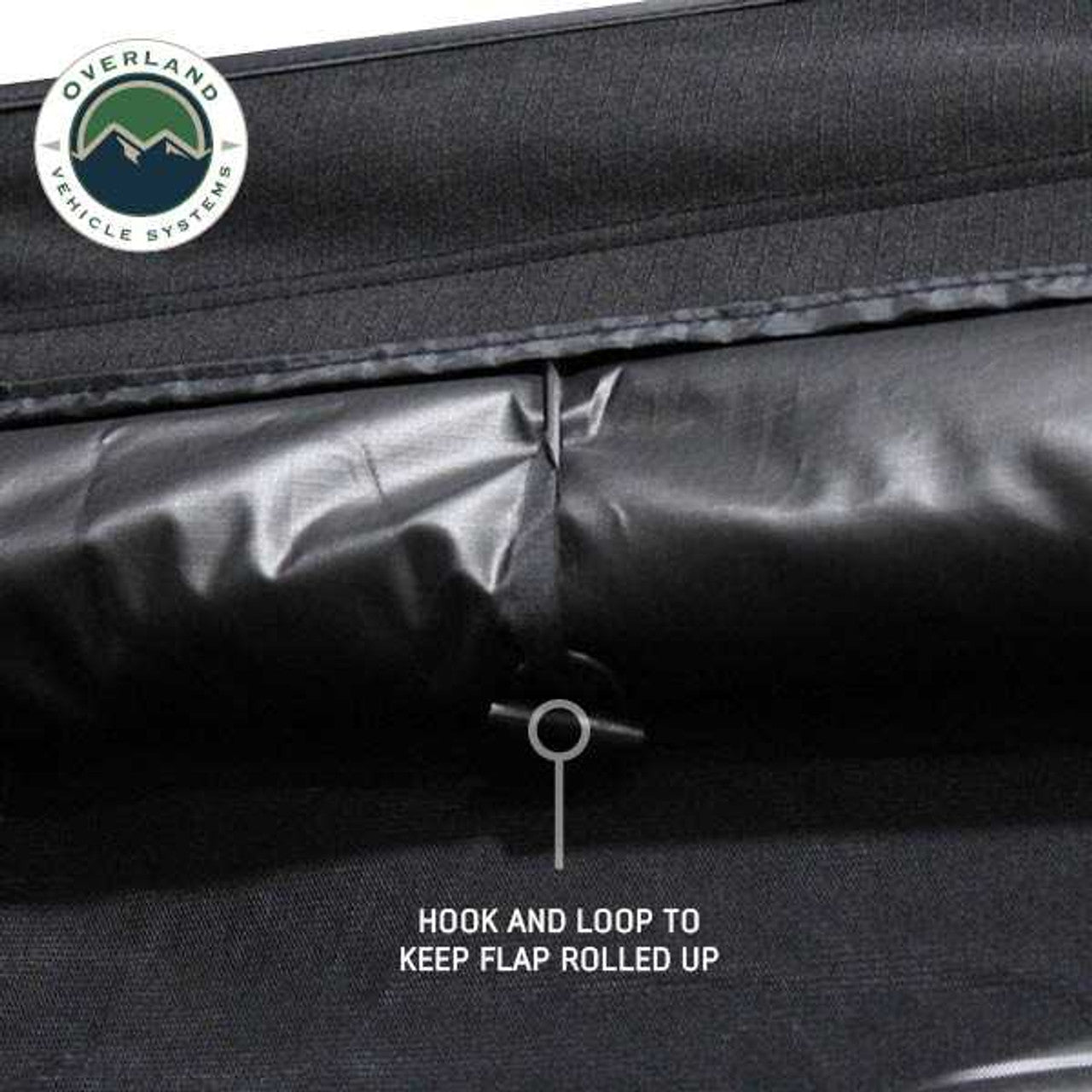 OVS | Portable Awning | XD Nomadic 270 - Awning Wall 1 W/Black Out, Driver Side, Black Body, Black Trim W/Storage Bag Overland Vehicle Systems | 19690003