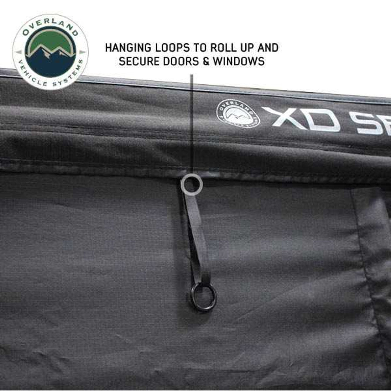 OVS | Portable Awning | XD Nomadic 270 - Awning Wall 2 W/Black Out, Passenger Side, Black Body, Black Trim W/Storage Bag Overland Vehicle Systems | 19690006