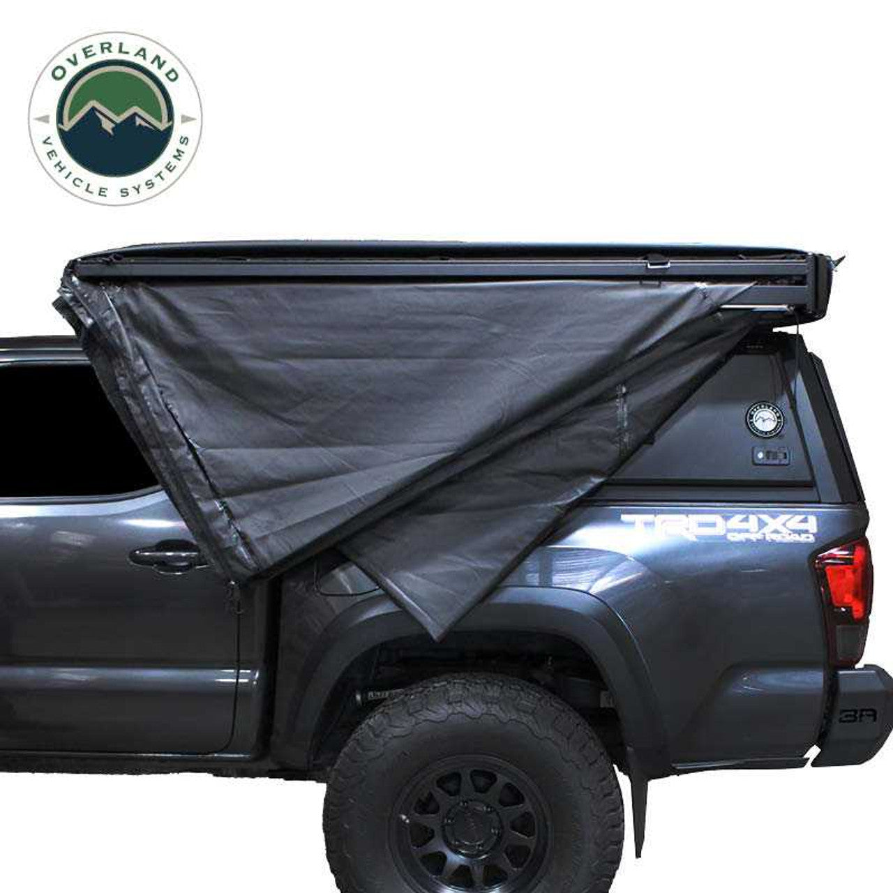 OVS | Portable Awning | XD Nomadic 270 - Awning, Lights, Black Out, Wall Kit, Passenger Side, Black Body, Black Trim and Black Travel Cover Overland Vehicle Systems | 19690010