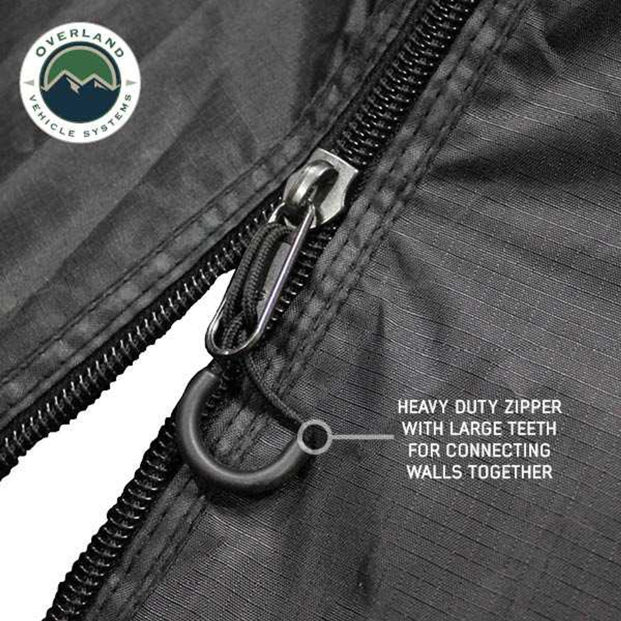 OVS | Portable Awning | XD Nomadic 270 - Awning, Lights, Black Out, Wall Kit, Passenger Side, Black Body, Black Trim and Black Travel Cover Overland Vehicle Systems | 19690010