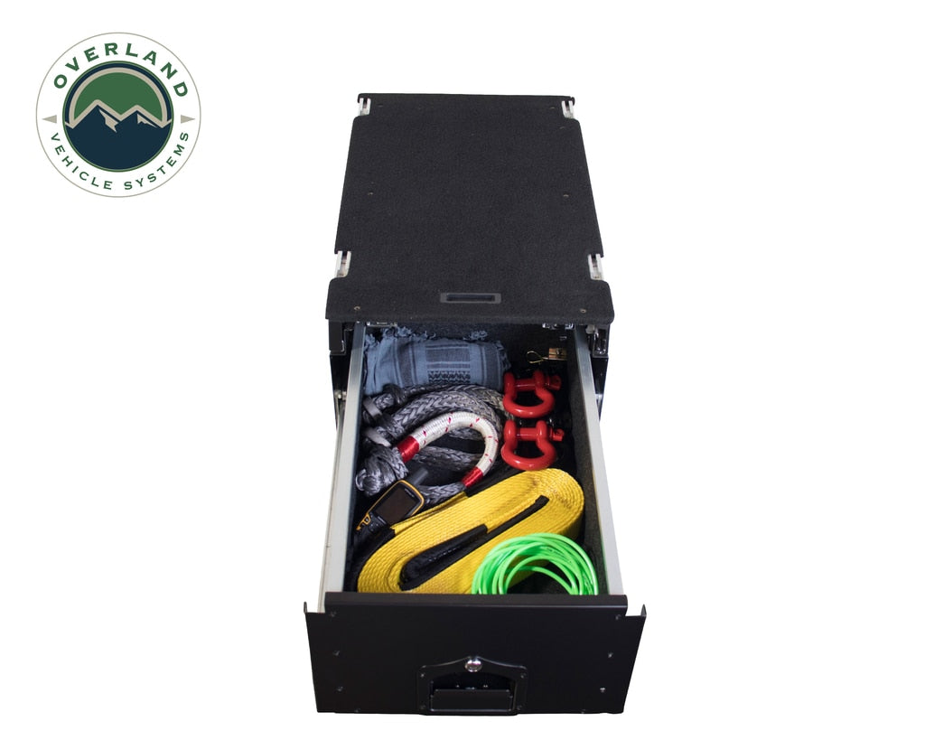 OVS | Cargo Box | Camping Cargo Box With Slide Out Drawer & Working Station Overland Vehicle Systems | 21010201