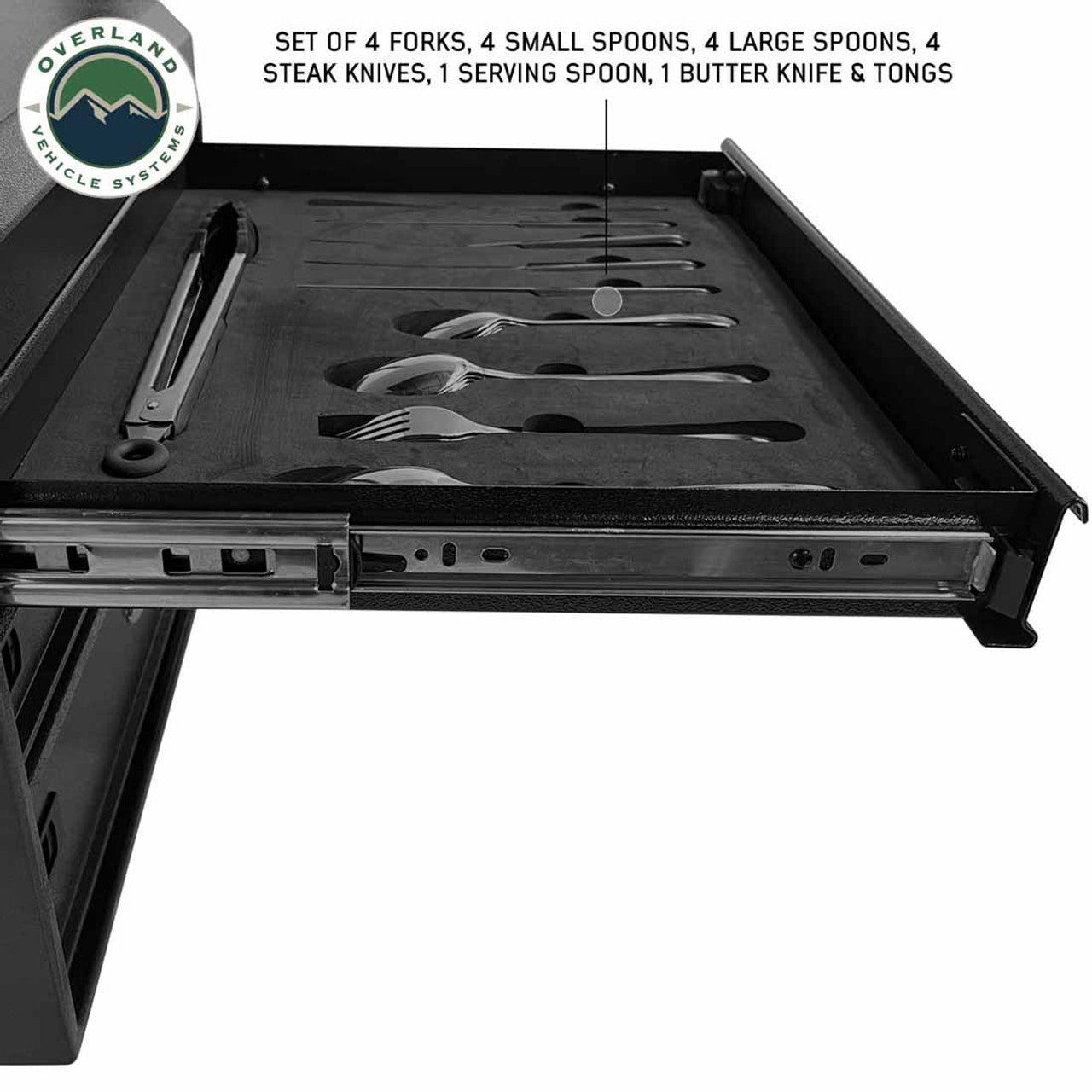 OVS | Portable Oven | Kitchen Kit - 39 Piece Utensil, Aluminum Storage Box With Custom Cut Foam Overland Vehicle Systems | 21010502