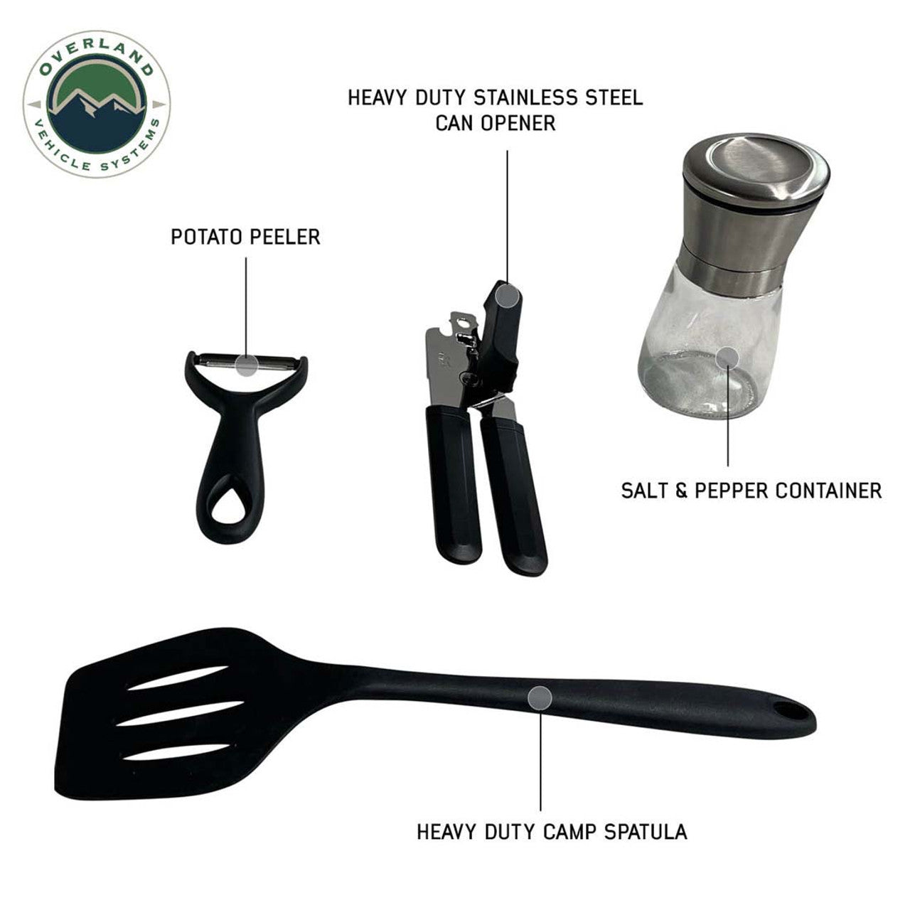 OVS | Portable Oven | Kitchen Kit - 39 Piece Utensil, Aluminum Storage Box With Custom Cut Foam Overland Vehicle Systems | 21010502