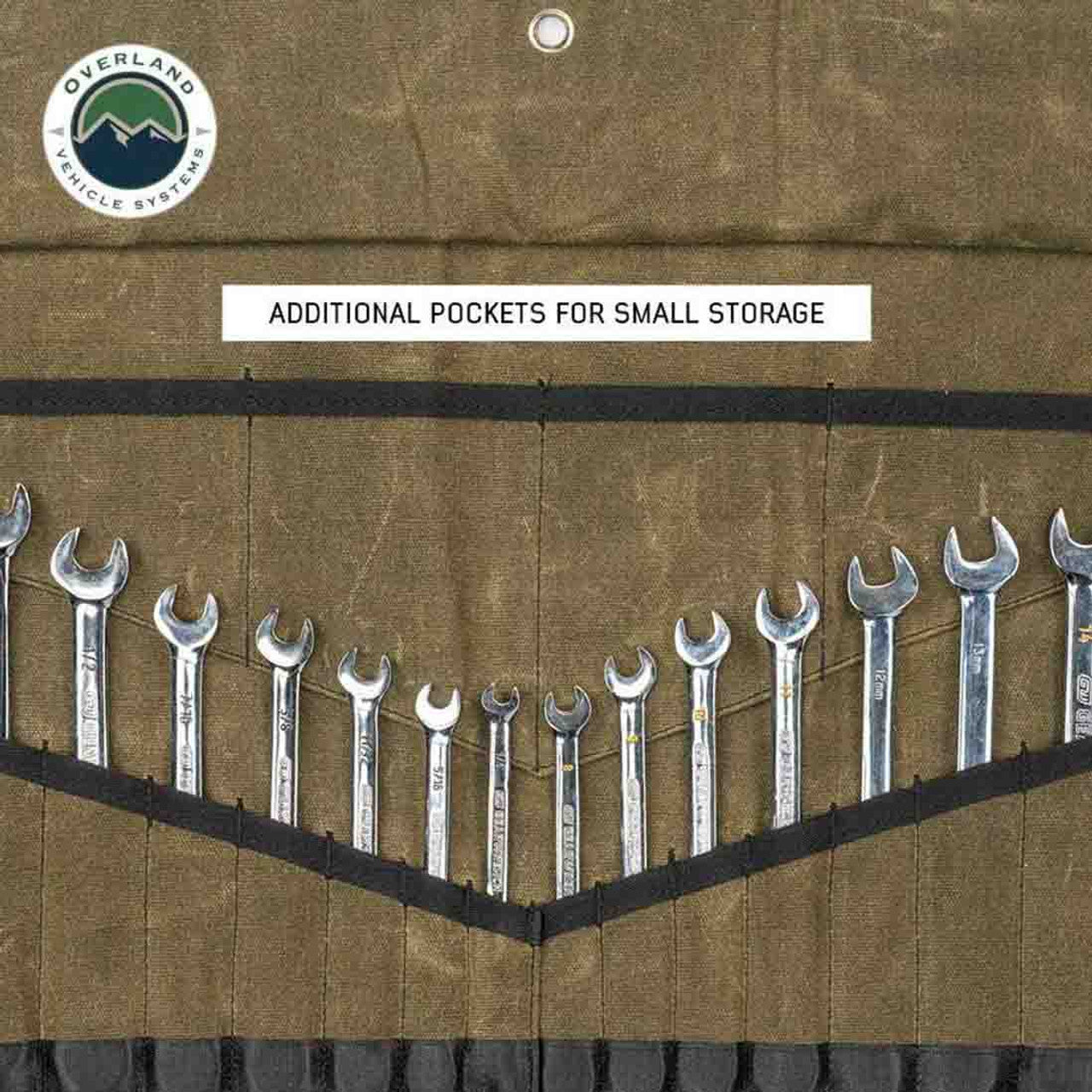 OVS | Wrench | Large Wrench Tool Roll (24 Slot) Number 16 Waxed Canvas | 21219941