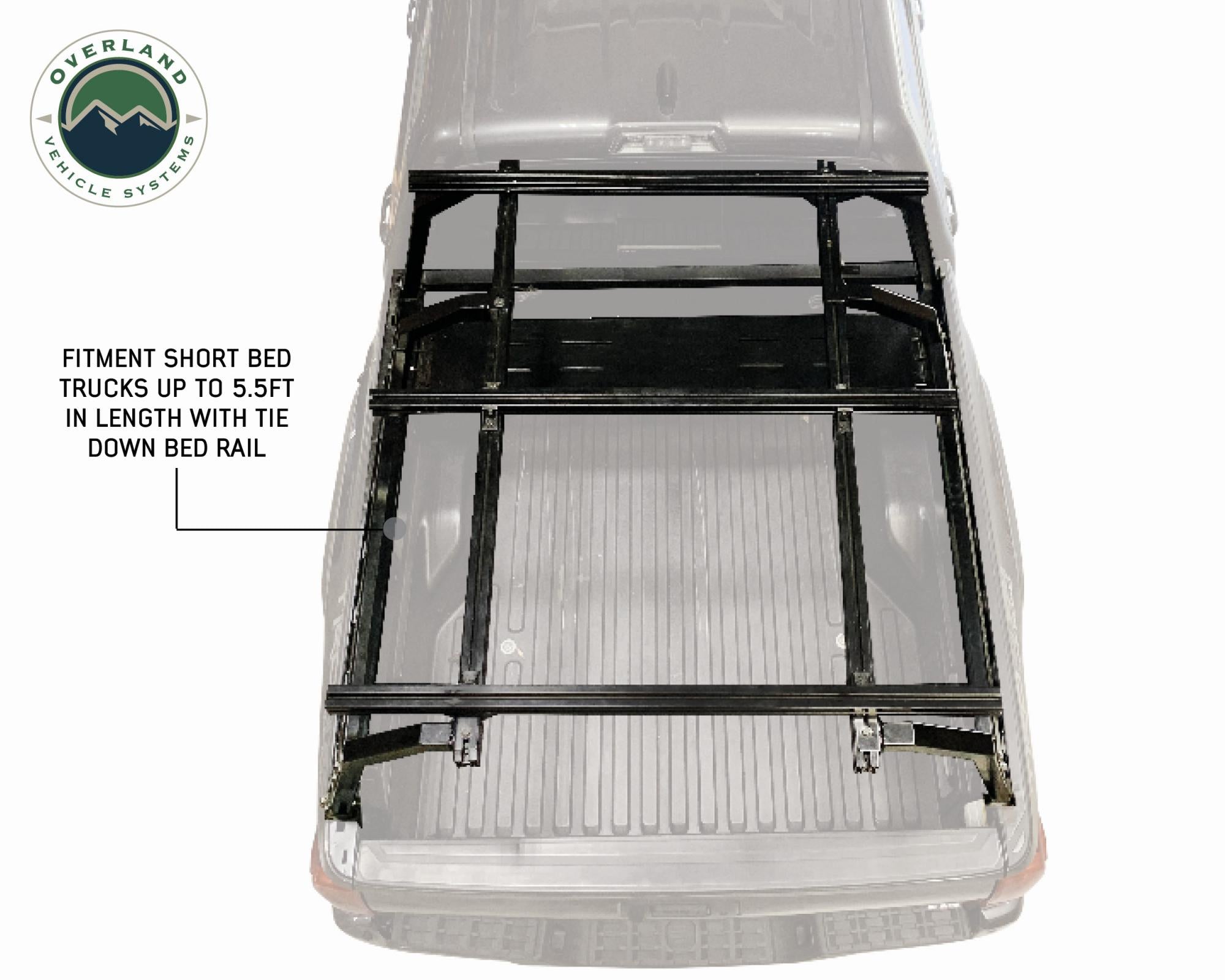 OVS | Truck Rack | Discovery Rack -Mid Size Truck Short Bed Application | 22030101