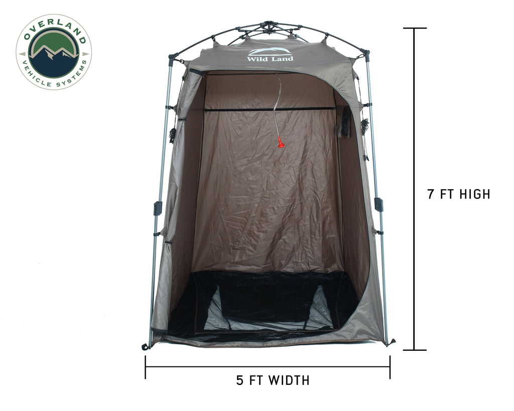 OVS | Tent Annex Room | OVS Portable Privacy Room with Shower, Retractable Floor and Amenity Pouches and More – Quick Set Up | 26019910
