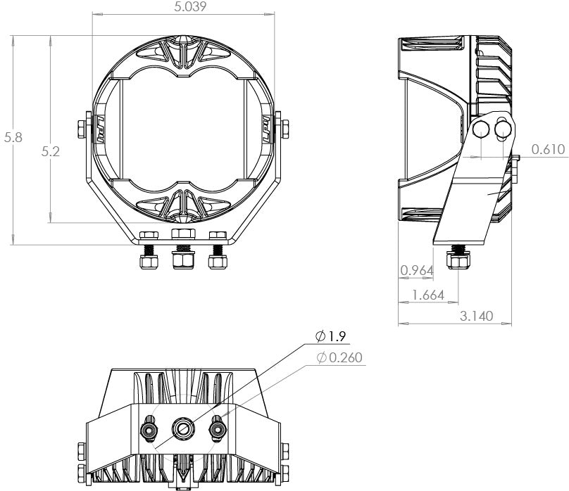 Baja Designs | LED Light Pods | LP4 Pro LED Driving/Combo Baja Amber Lens Pair Baja Designs | 297813