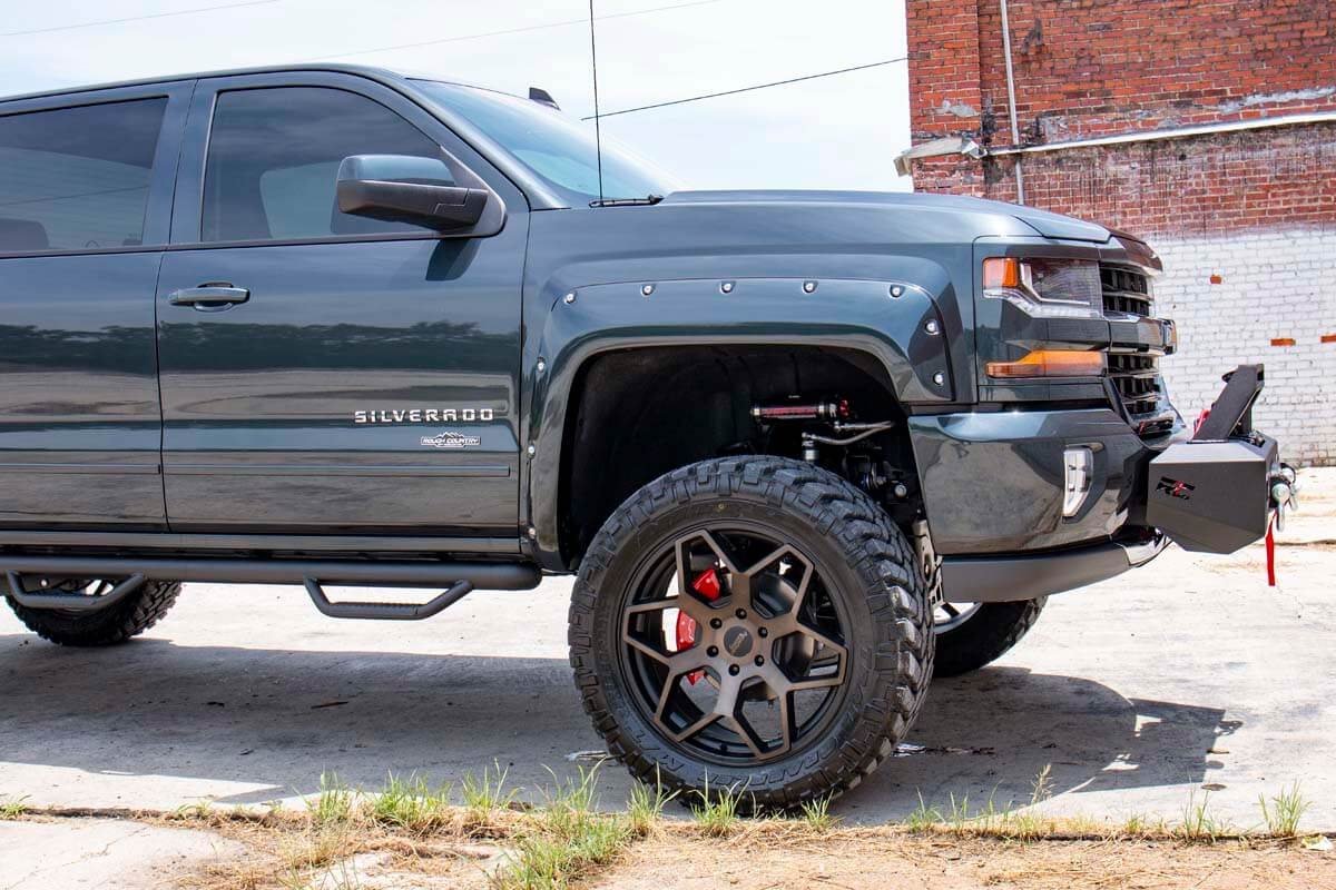 Rough Country | Lift Kits | 7 Inch Lift Kit Bracket Vertex/V2 Shks 14-16 Chevy/GMC 1500 Rough Country | 29857