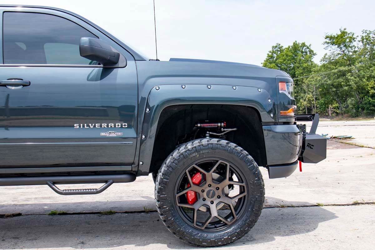 Rough Country | Lift Kits | 7 Inch Lift Kit Bracket Vertex/V2 Shks 14-16 Chevy/GMC 1500 Rough Country | 29857