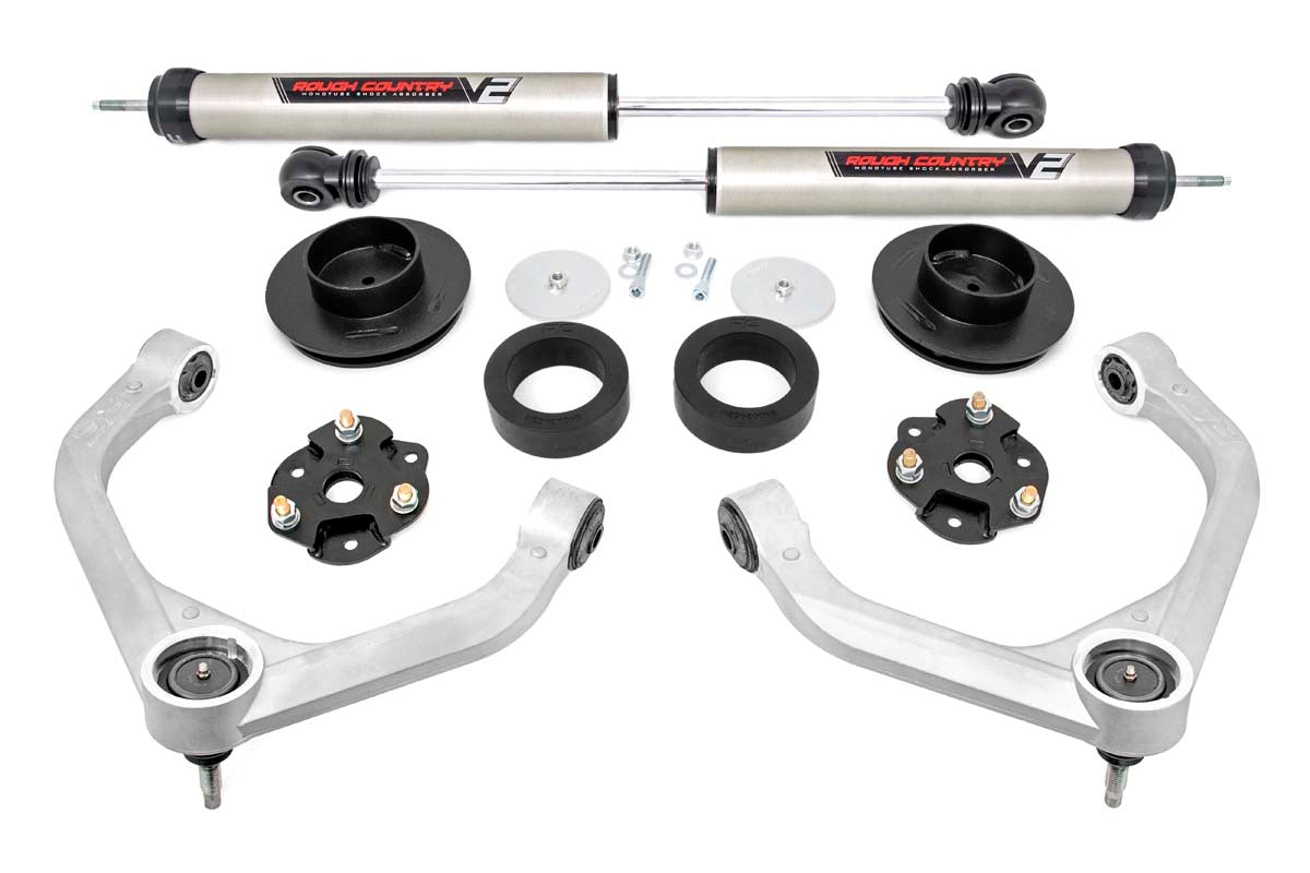 3.5 Inch Ram Bolt-On Lift Kit w/ Rear V2 Shocks 19-20 Ram 1500 4WD Rough Country