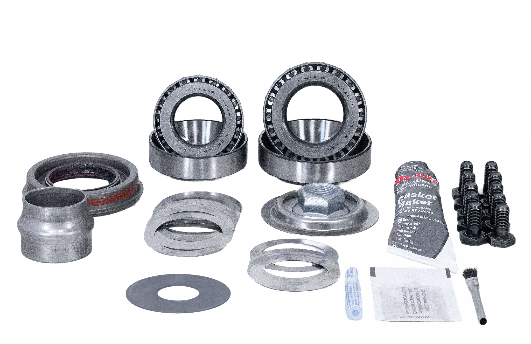 Dana 30 Front Axle Jeep Wrangler JK Ring and Pinion Bearing Kit Revolution Gear