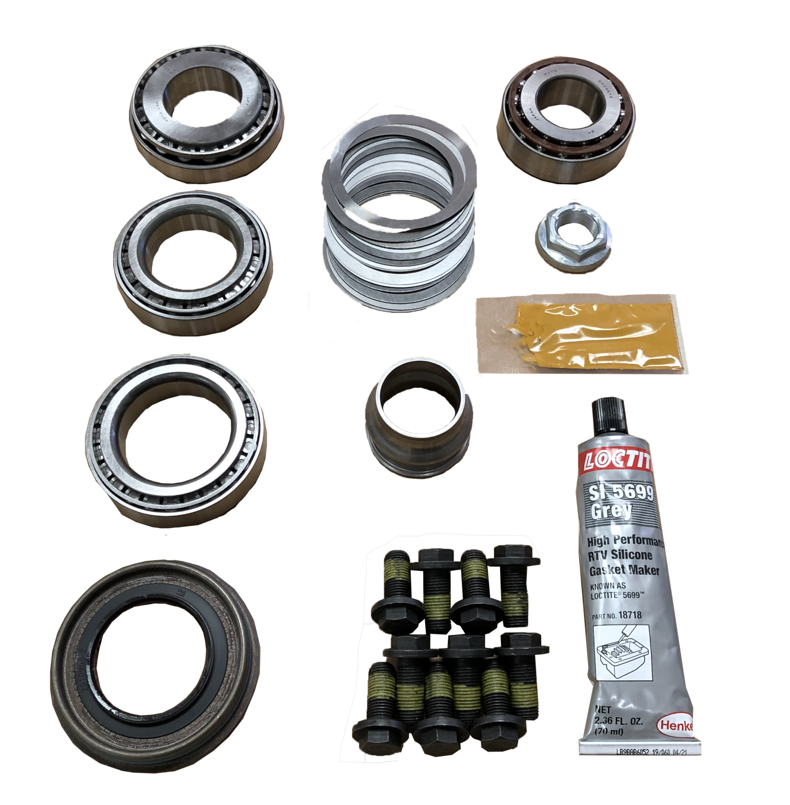 Dana 35 Rear Axle Jeep Wrangler JL 200MM Ring and Pinion Master Install Kit Revolution Gear