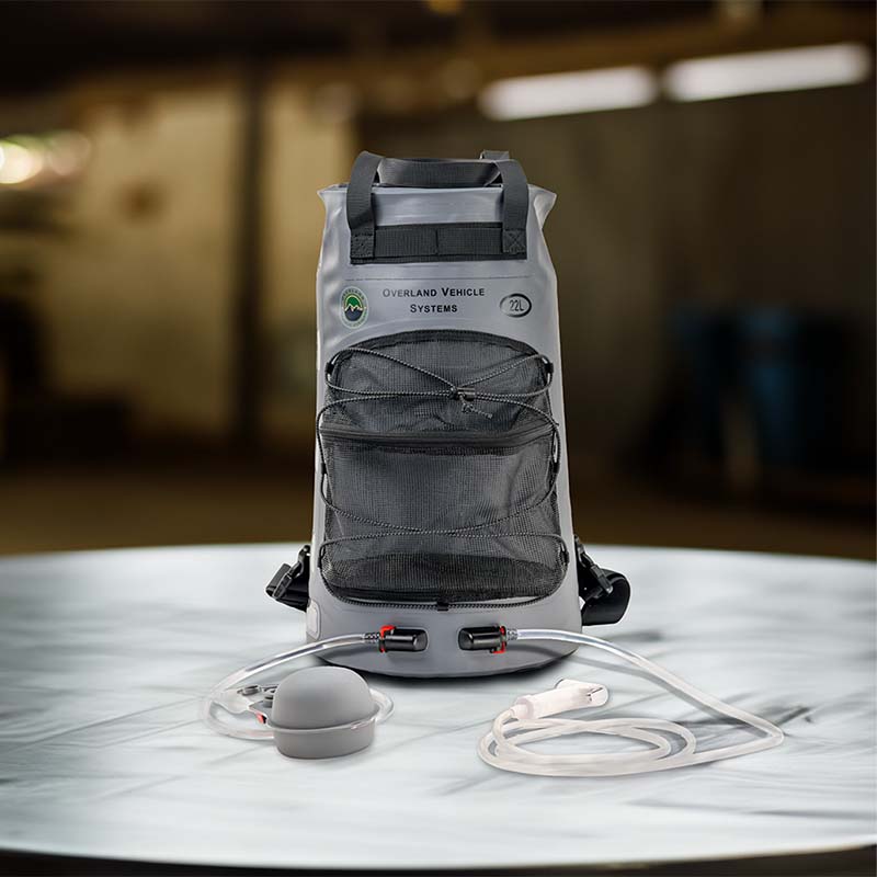 OVS | Shower Kit | Portable Camp Shower - 23 QT, Nozzle & Accessories Overland Vehicle Systems | 40300031