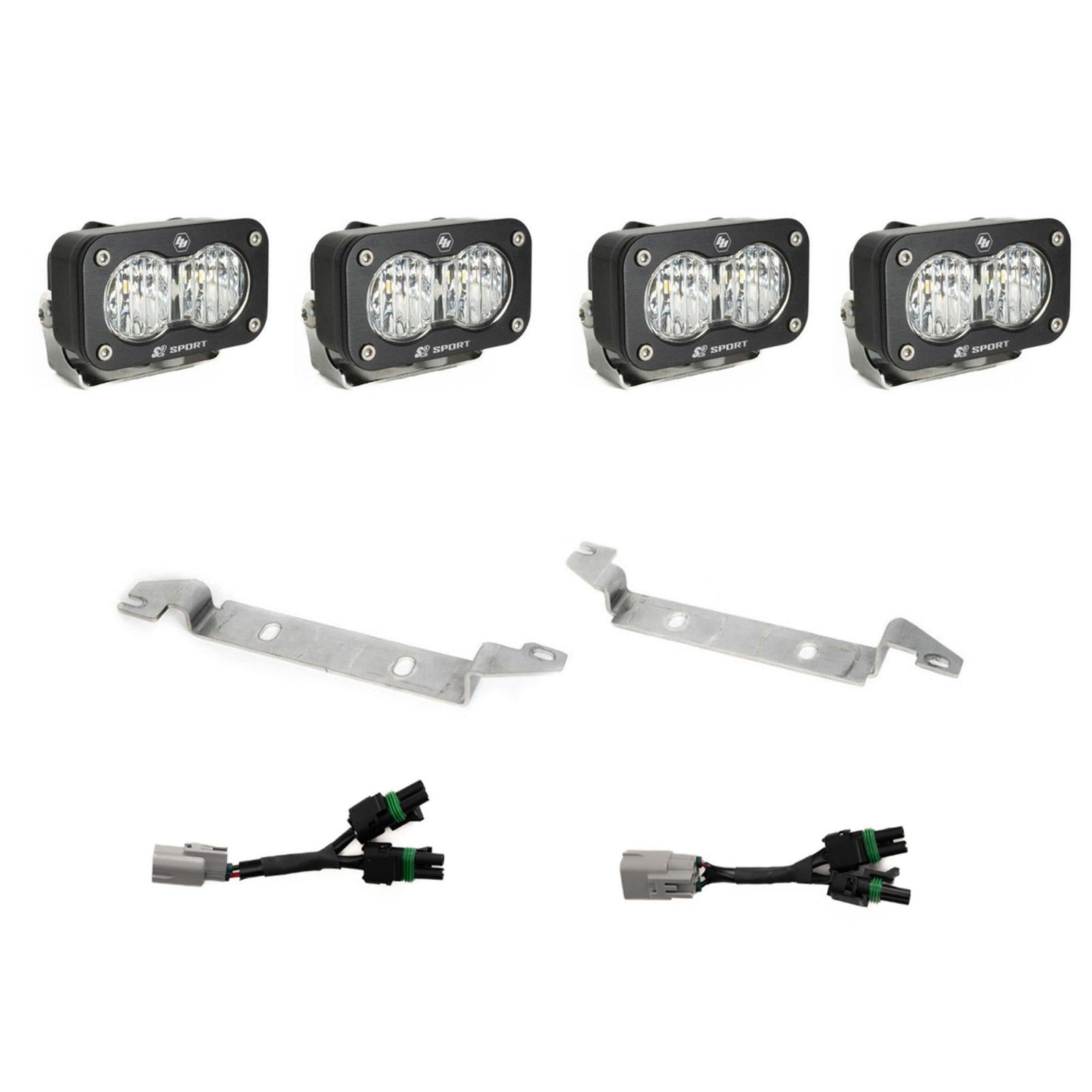 Baja Designs | Fog Lights | S2 Sport OEM Fog Light Replacement Kit 2025-On Toyota 4Runner TRD Pro/Trailhunter Clear Baja Designs | 44-8284