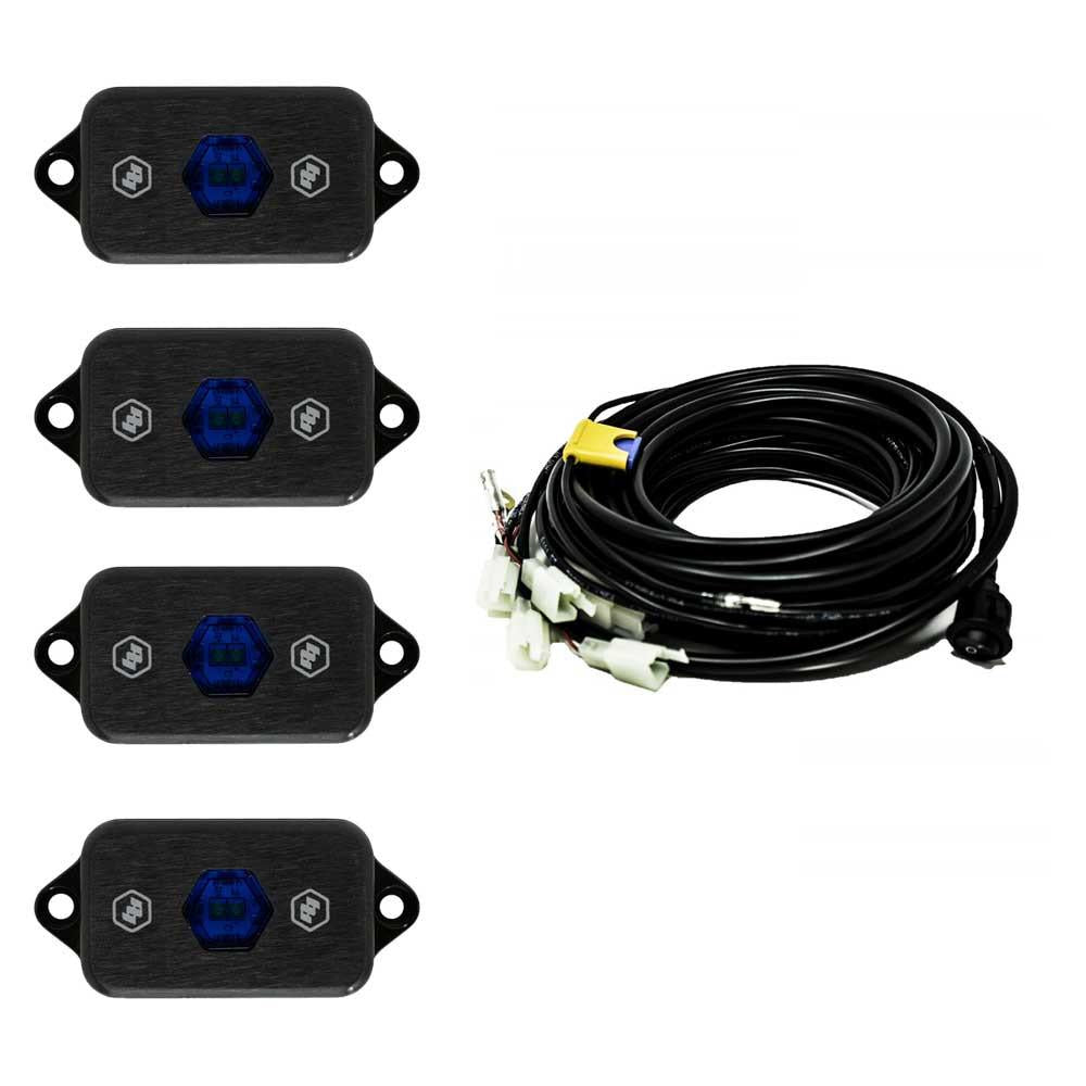Baja Designs | LED Light Kit | Rock Light Kit Universal Blue Baja Designs | 447058