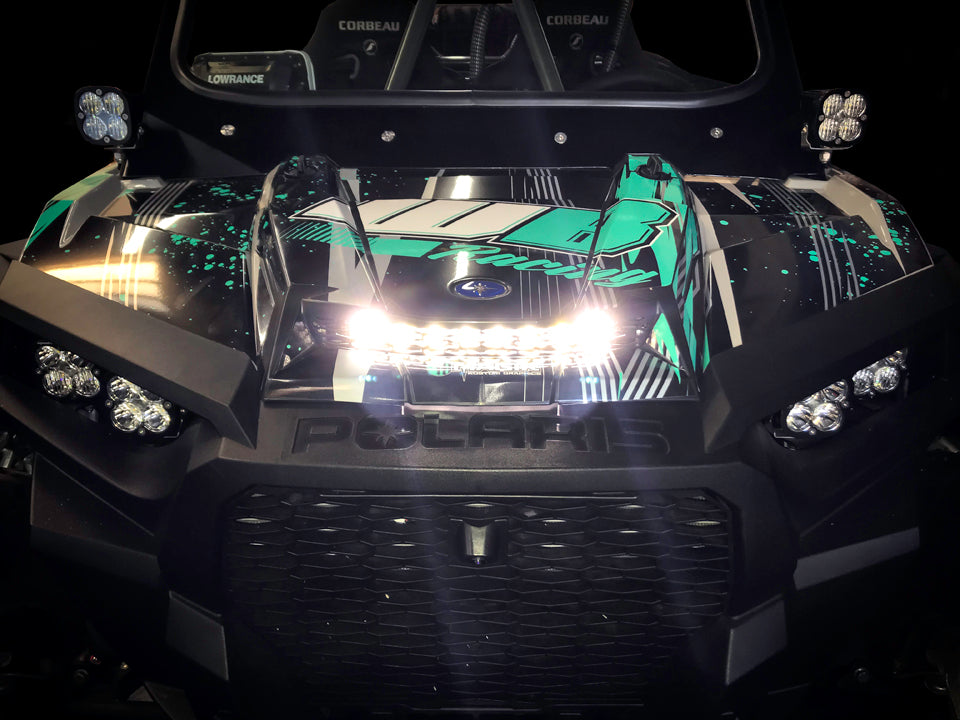 Baja Designs | LED Light Kit | Polaris RZR Turbo XP 16-18 Hood Scoop Kit Baja Designs | 447073