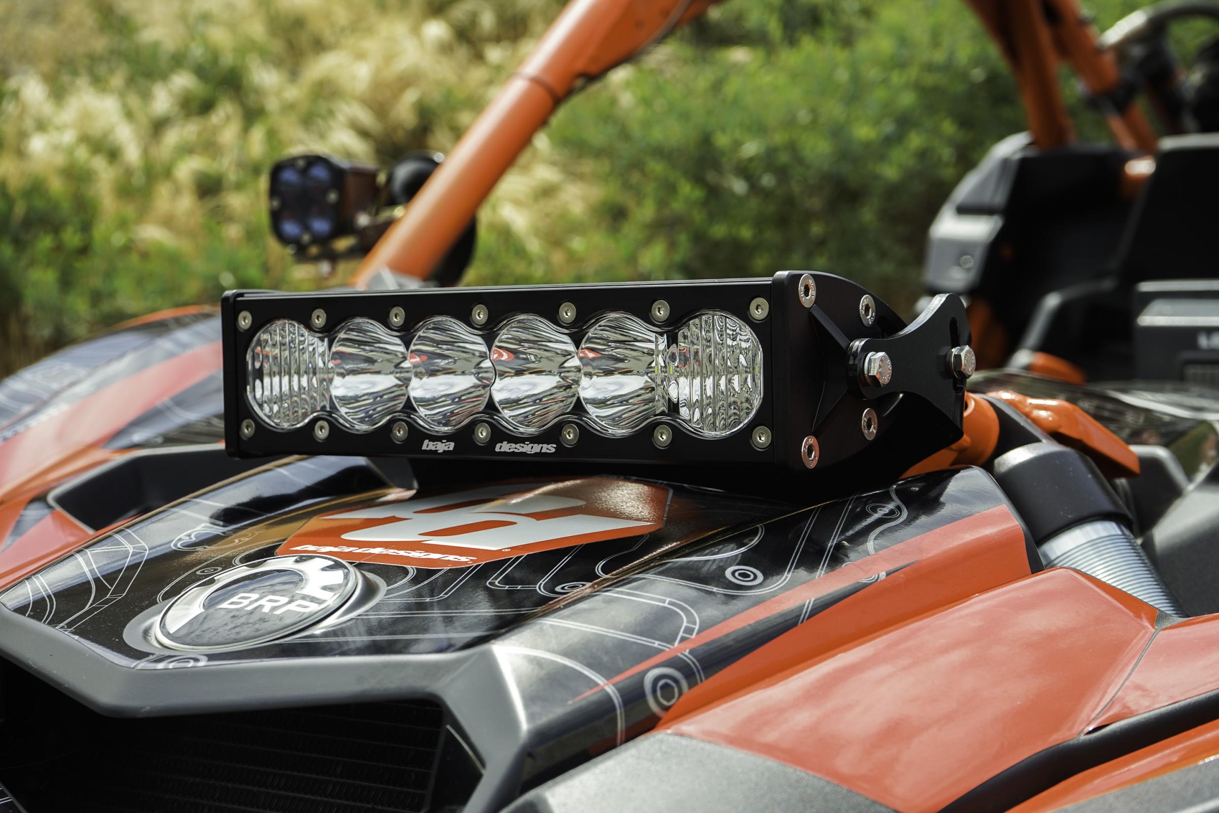 Baja Designs | LED Light Kit | Can-Am, Maverick X3, Clear 10 inchOnX6+ Shock Mount Kit | 447089