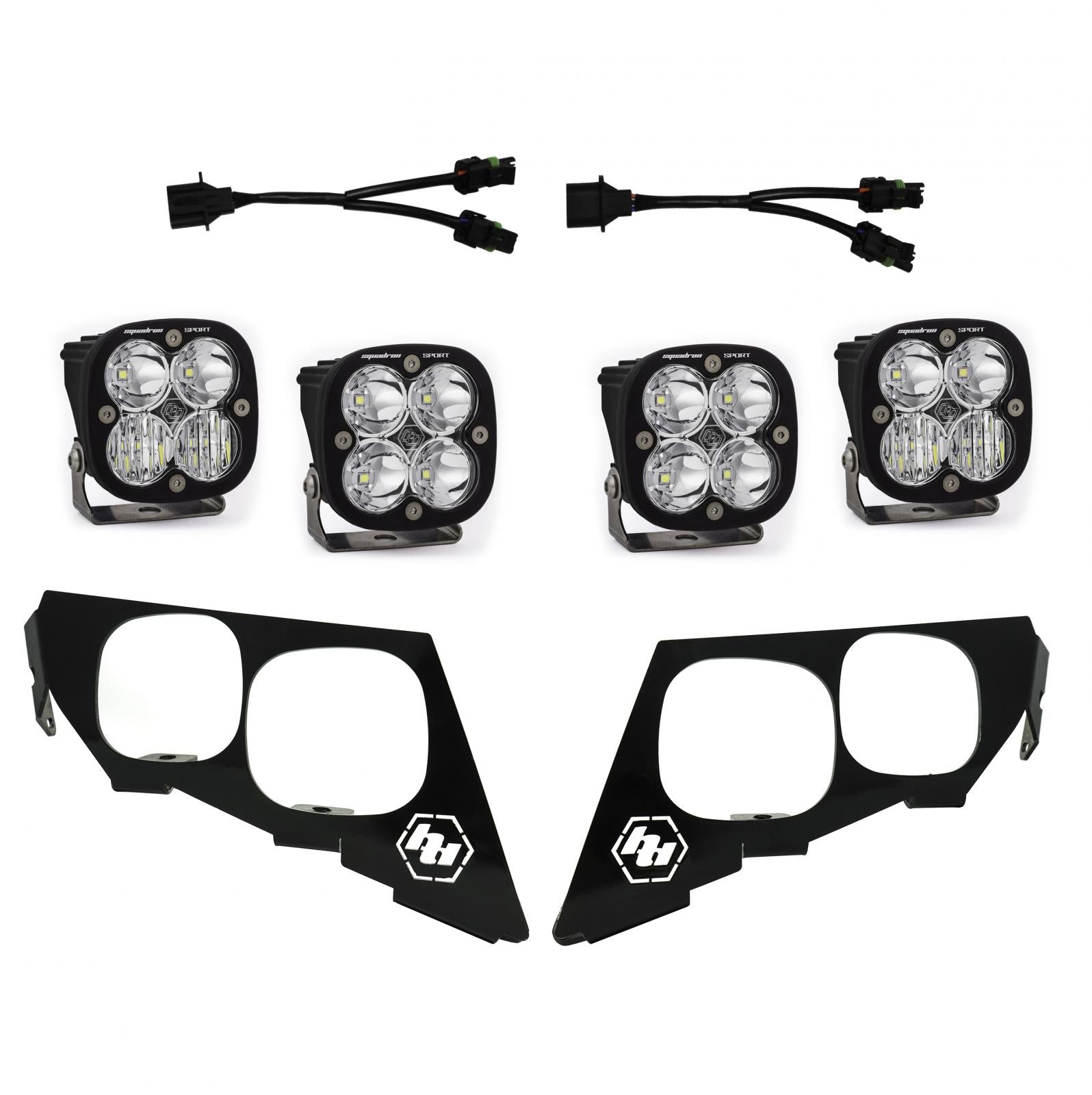 Baja Designs | Headlight Adapter | Textron Wildcat XX 2018 Headlight Kit Sportsmen Baja Designs | 447094
