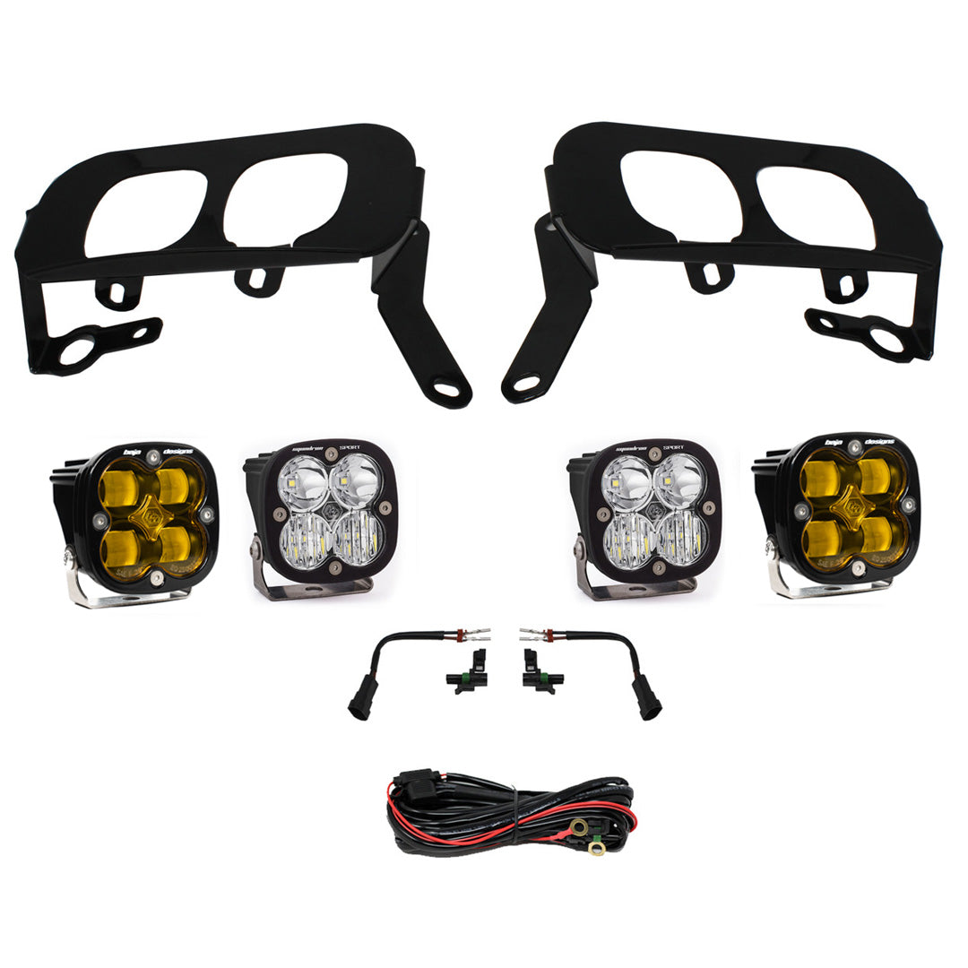 Baja Designs | Fog Lights | Silverado 1500 Fog Pocket Kit 14-15 FPK, SAE Amber W/C & Sport D/C Baja Designs | 447531