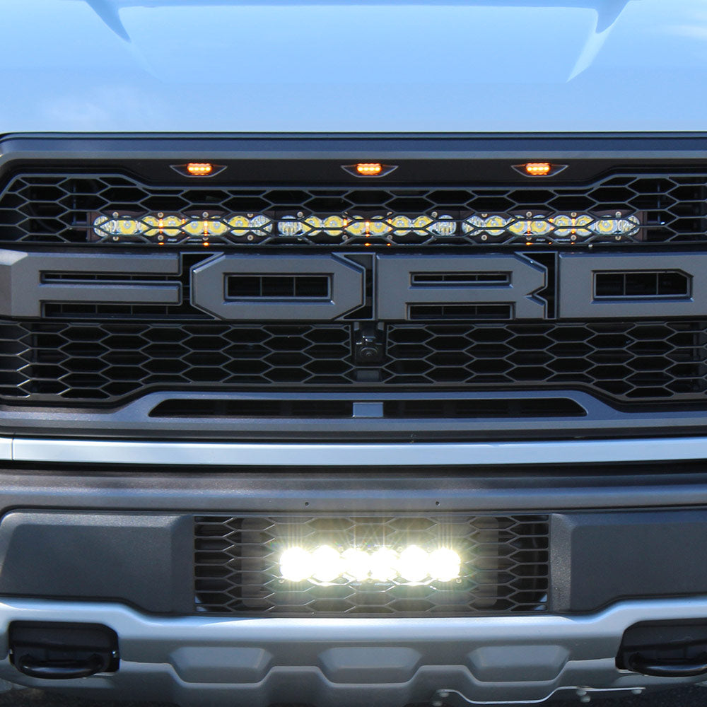 Baja Designs | LED Light Kit | 17-20 Ford, Raptor OnX6+ Lower Grille LED Kit Baja Designs | 447557