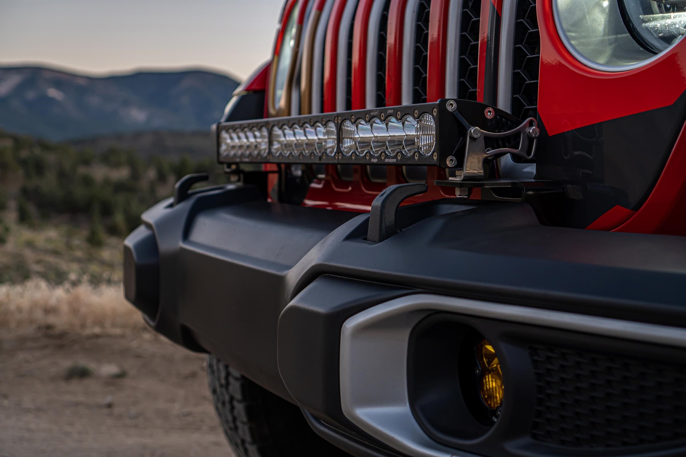 Baja Designs | LED Light Kit | Jeep JL/JT 30 Inch OnX6+ Light Bar Kit w/Upfitter Baja Designs | 447657UP
