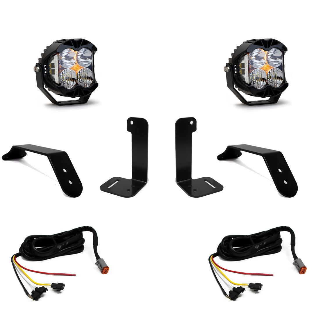 Baja Designs | LED Light Kit | Jeep JL/JT Dual LP4 Auxiliary Light Kit w/Upfitter Baja Designs | 447658UP