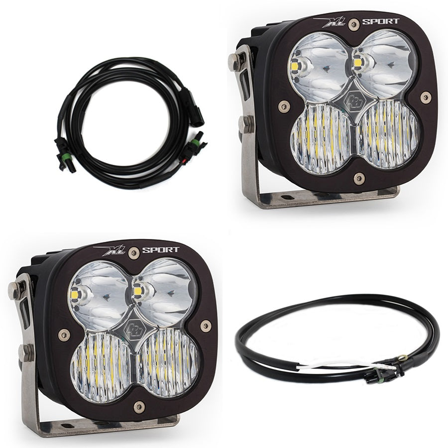 Baja Designs | LED Light Kit | Jeep JL/JT Rubicon Steel Bumper LED Light Kit XL Sport w/Upfitter Baja Designs | 447667UP