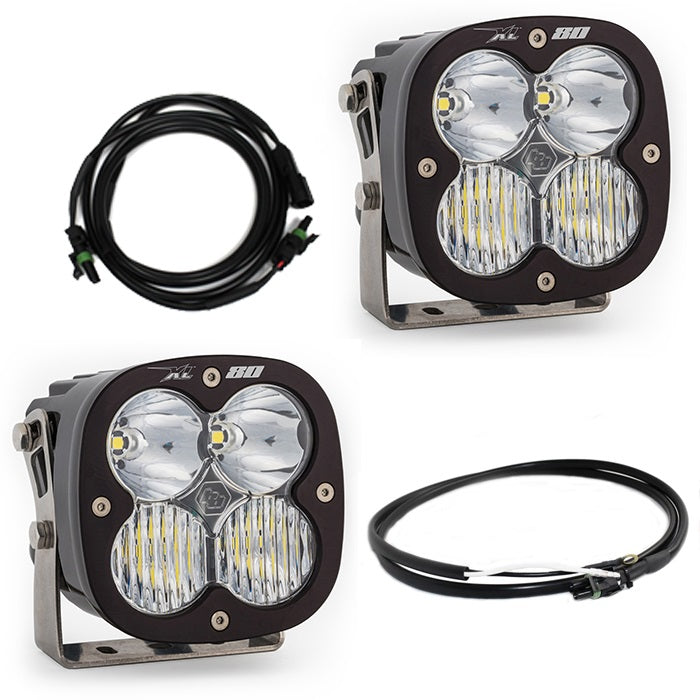Baja Designs | LED Light Kit | Jeep JL/JT Rubicon Steel Bumper LED Light Kit XL 80 w/Upfitter Baja Designs | 447669UP