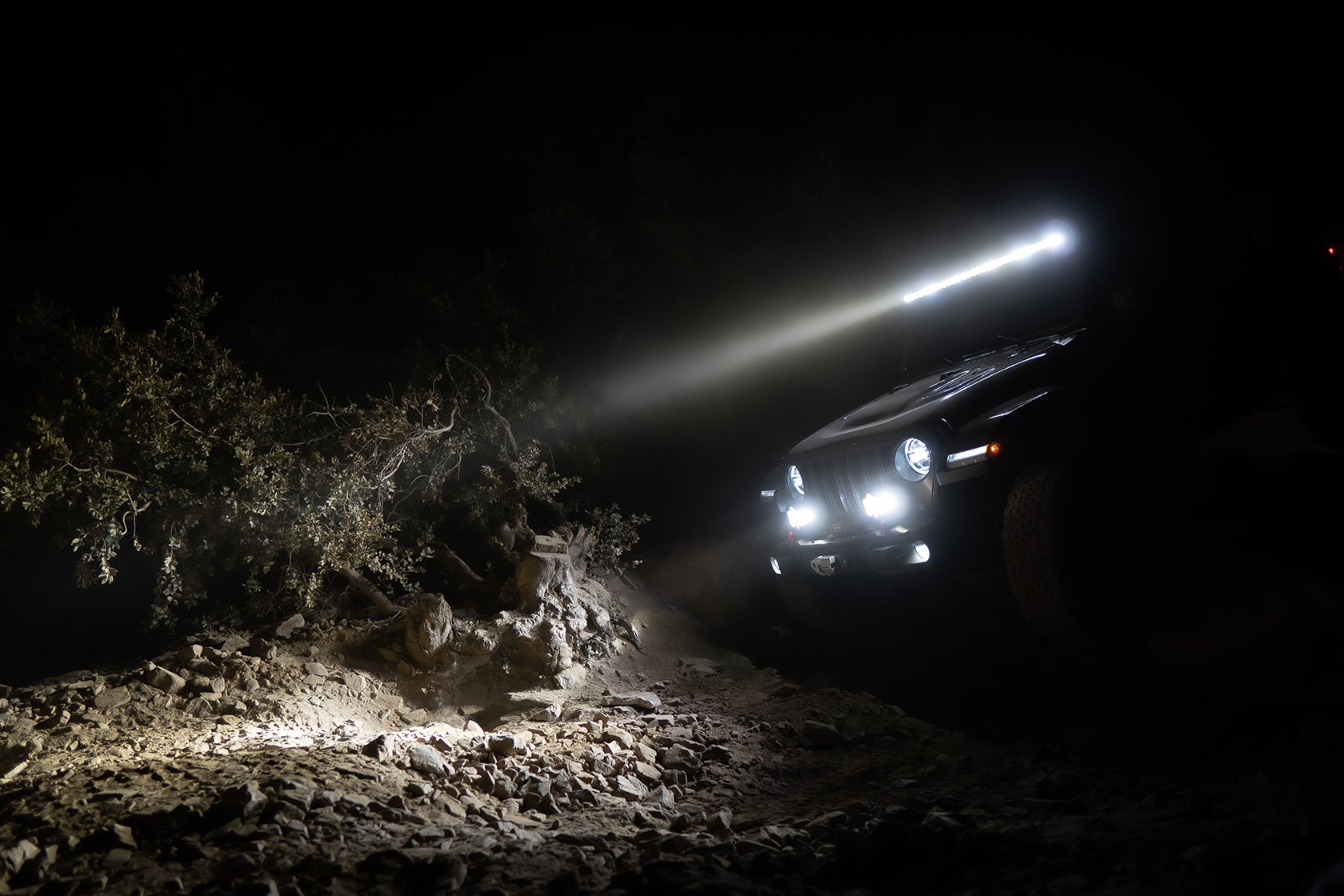 Baja Designs | LED Light Kit | Jeep JL/JT Rubicon Steel Bumper LED Light Kit XL 80 w/Upfitter Baja Designs | 447669UP