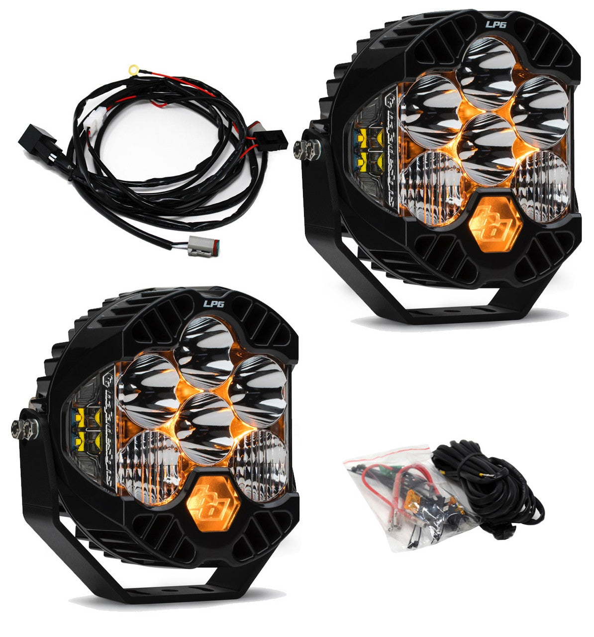 Baja Designs | LED Light Kit | Jeep JL/JT Rubicon Steel Bumper LED Light Kit LP6 Baja Designs | 447671