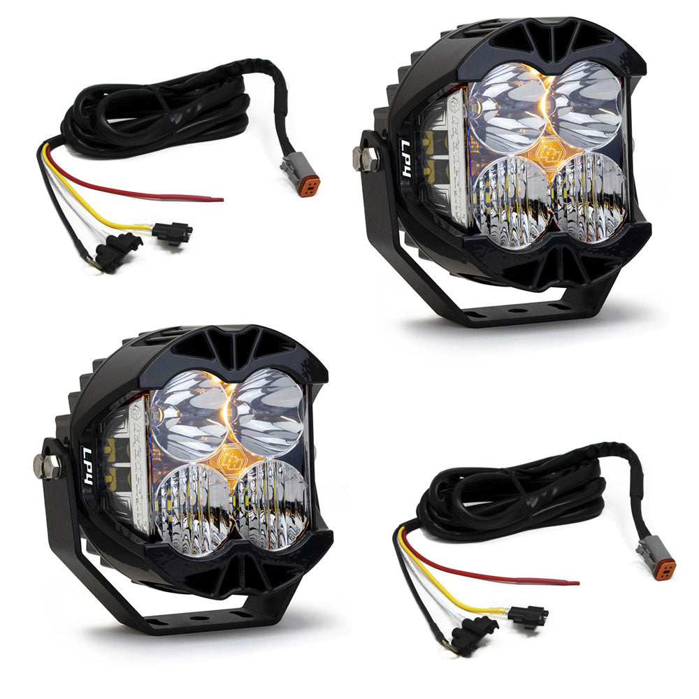 Baja Designs | LED Light Kit | Jeep JL/JT Rubicon Steel Bumper LED Light Kit LP4 w/Upfitter Baja Designs | 447672UP