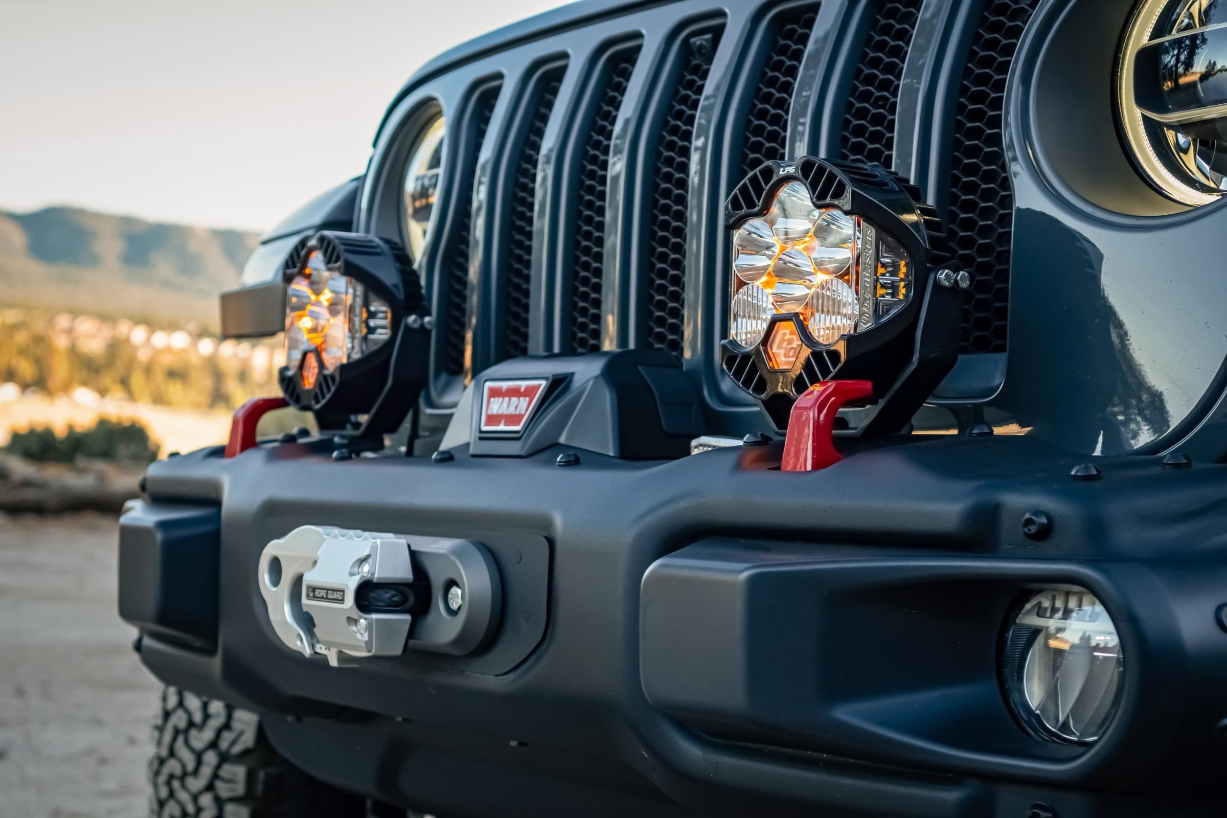 Baja Designs | LED Light Kit | Jeep JL/JT Rubicon Steel Bumper LED Light Kit LP4 w/Upfitter Baja Designs | 447672UP