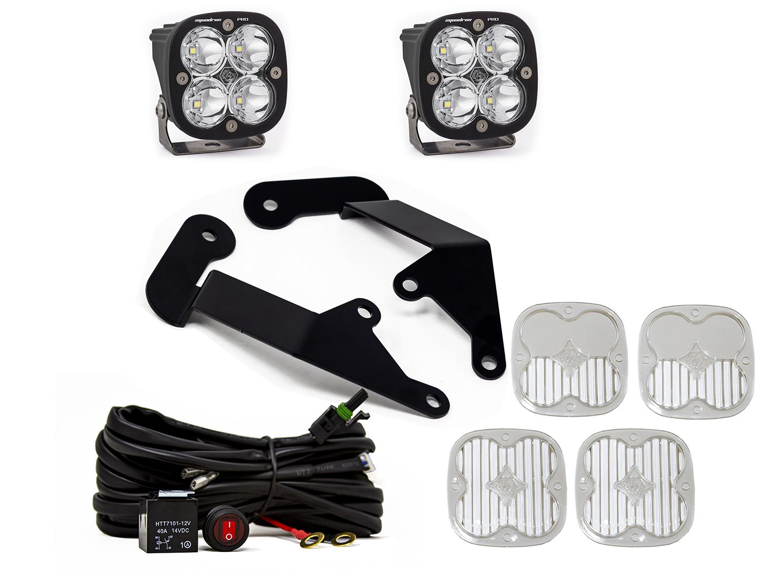 Baja Designs | LED Light Kit | Ford Bronco Sport A-Pillar Kit Squadron Sport Clear Baja Designs | 447687