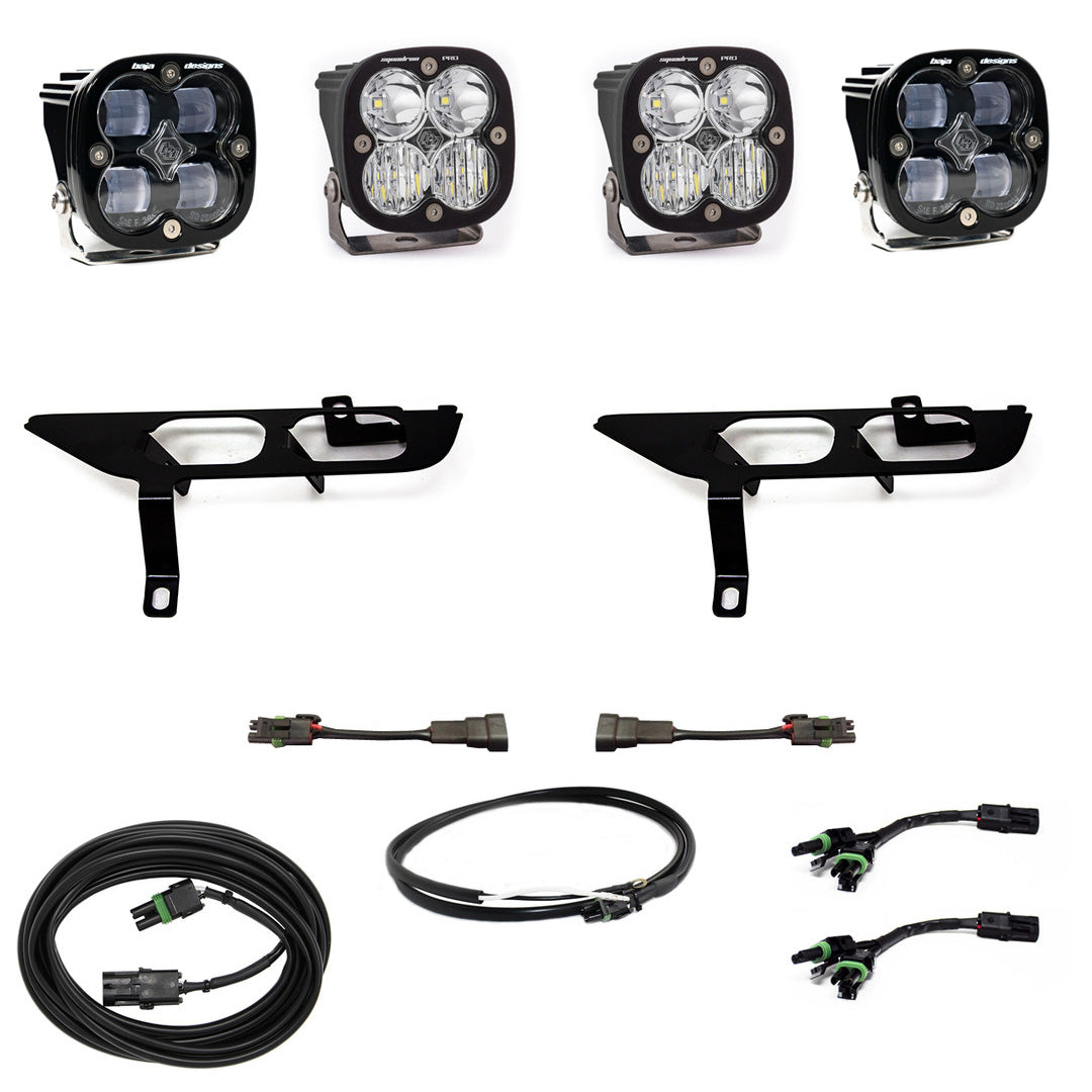 Baja Designs | Fog Lights | Ford, F150, (21-On), FPK, SAE Clear/Sport DC, Up w/o DRL | 447697UP