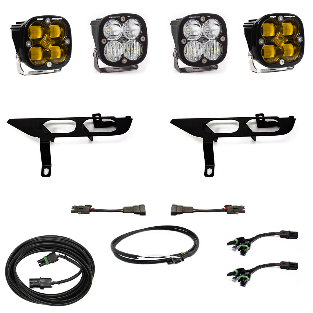 Baja Designs | Fog Lights | Ford, F150, (21-On), FPK, SAE Baja Amber/Sport DC, Up w/o DRL Baja Designs | 447698UP