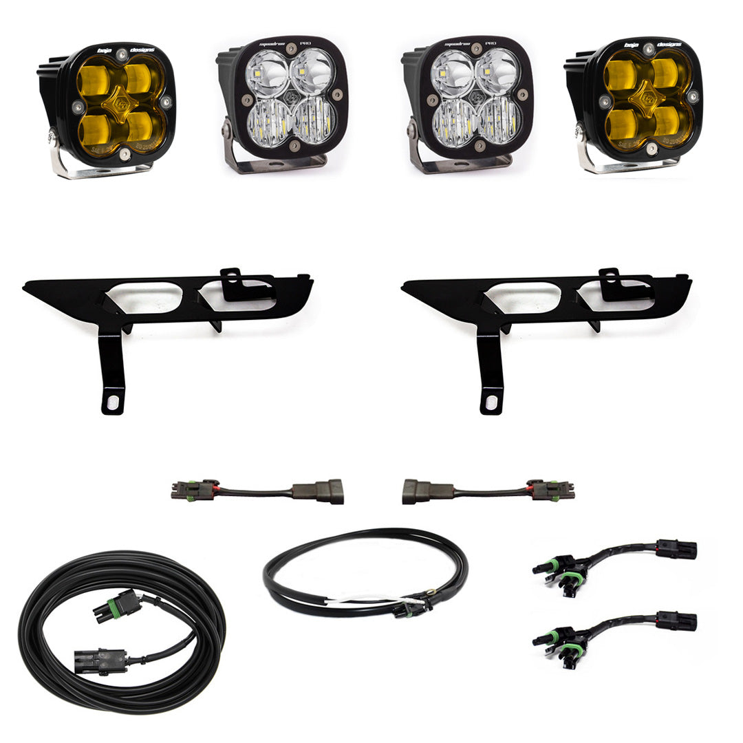 Baja Designs | Fog Lights | Ford, F150, (21-On), FPK, SAE Amber/Pro DC, Up w/o DRL | 447700UP