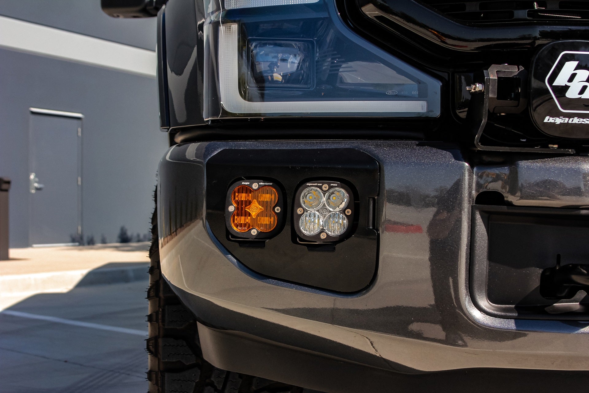 Baja Designs | Fog Lights | Ford Super Duty (20-22) Fog Lights FPK Amber SAE/Pro DC Baja Designs w/Upfitter Baja Designs | 447737UP