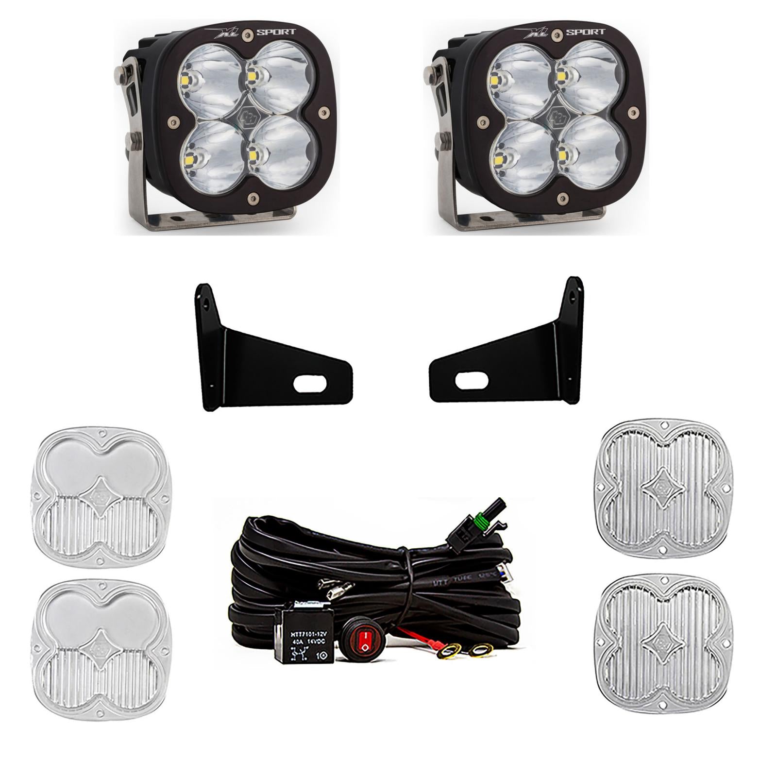 Baja Designs | A Pillar Light Mount | XL Sport A-Pillar Kit 17-22 Maverick X3 Driving/Combo Clear Baja Designs | 447806