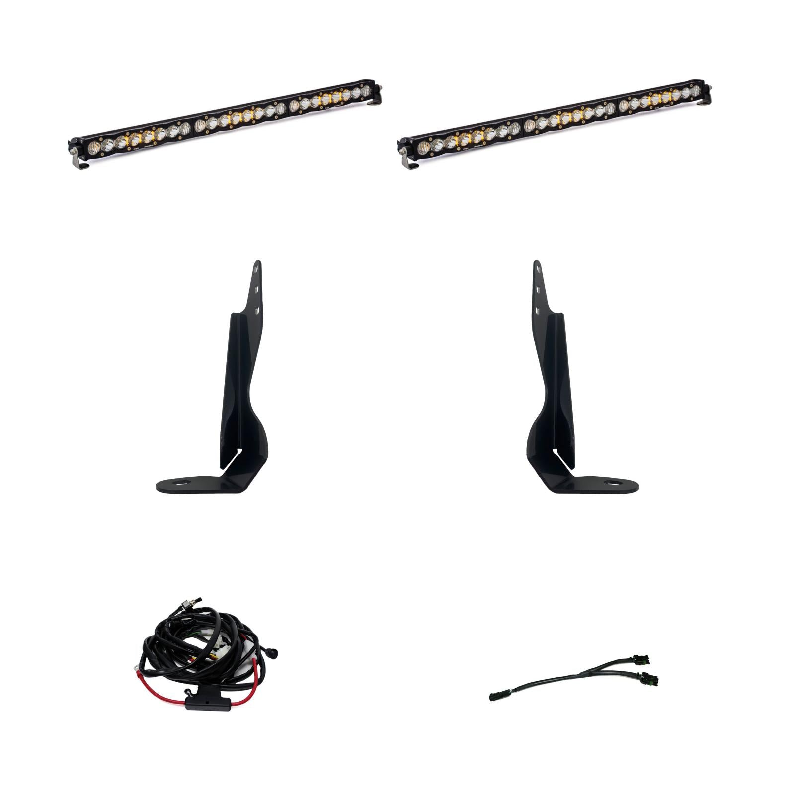 Baja Designs | LED Light Kit | GMC 2500/3500 2020-On Behind Grill Kit Dual S8 Baja Designs | 447854