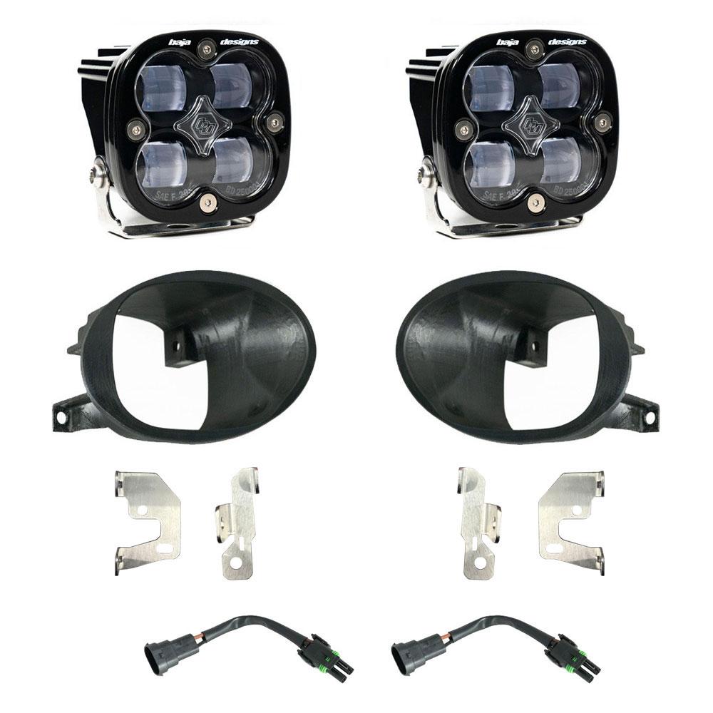 Baja Designs | Fog Lights | Squadron SAE Fog Pocket Kit 19-24 Sprinter 1500/2500/3500 (SAE Fog; Clear) | 447863