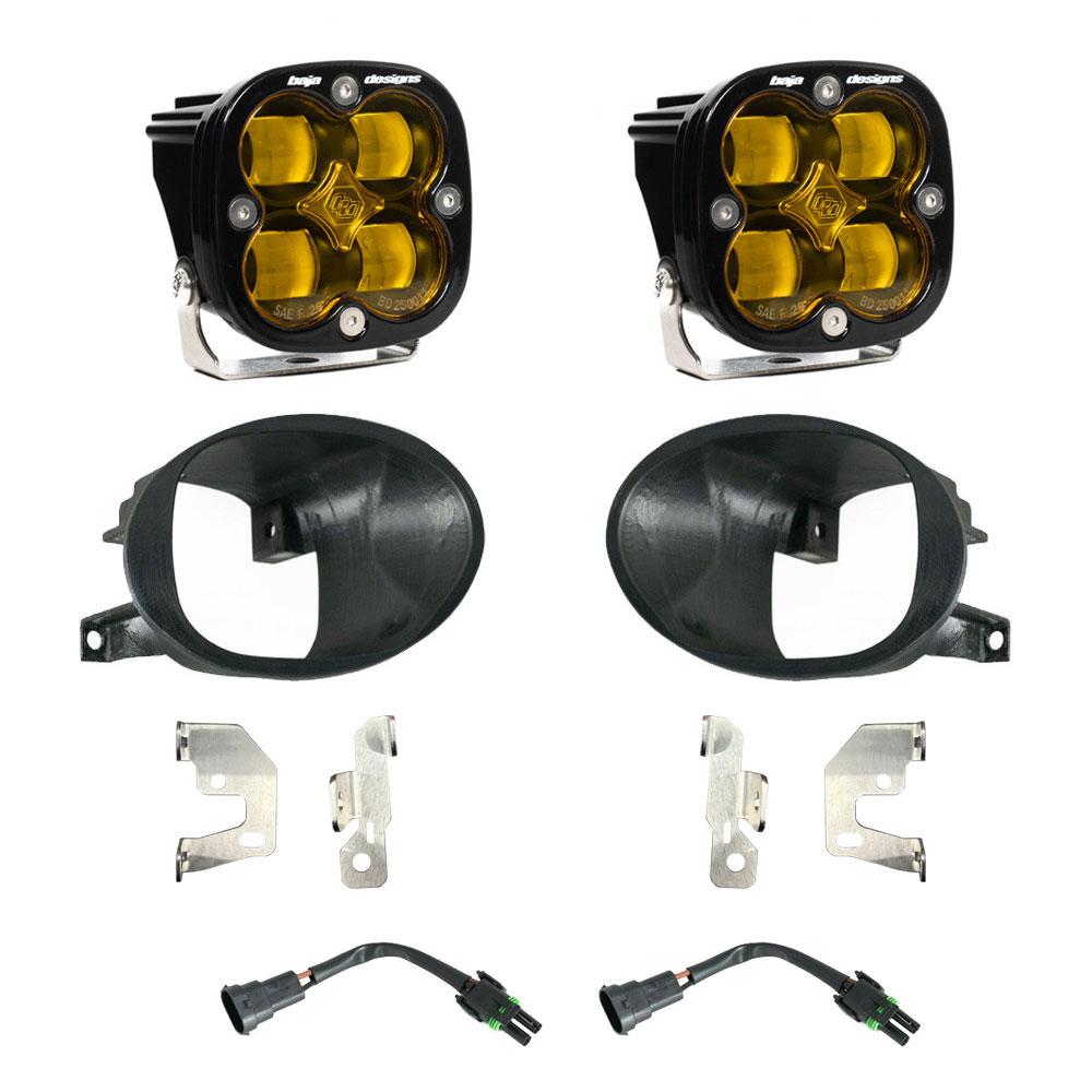 Baja Designs | Fog Lights | Squadron SAE Fog Pocket Kit 19-24 Sprinter 1500/2500/3500 (SAE Fog; Amber) | 447873