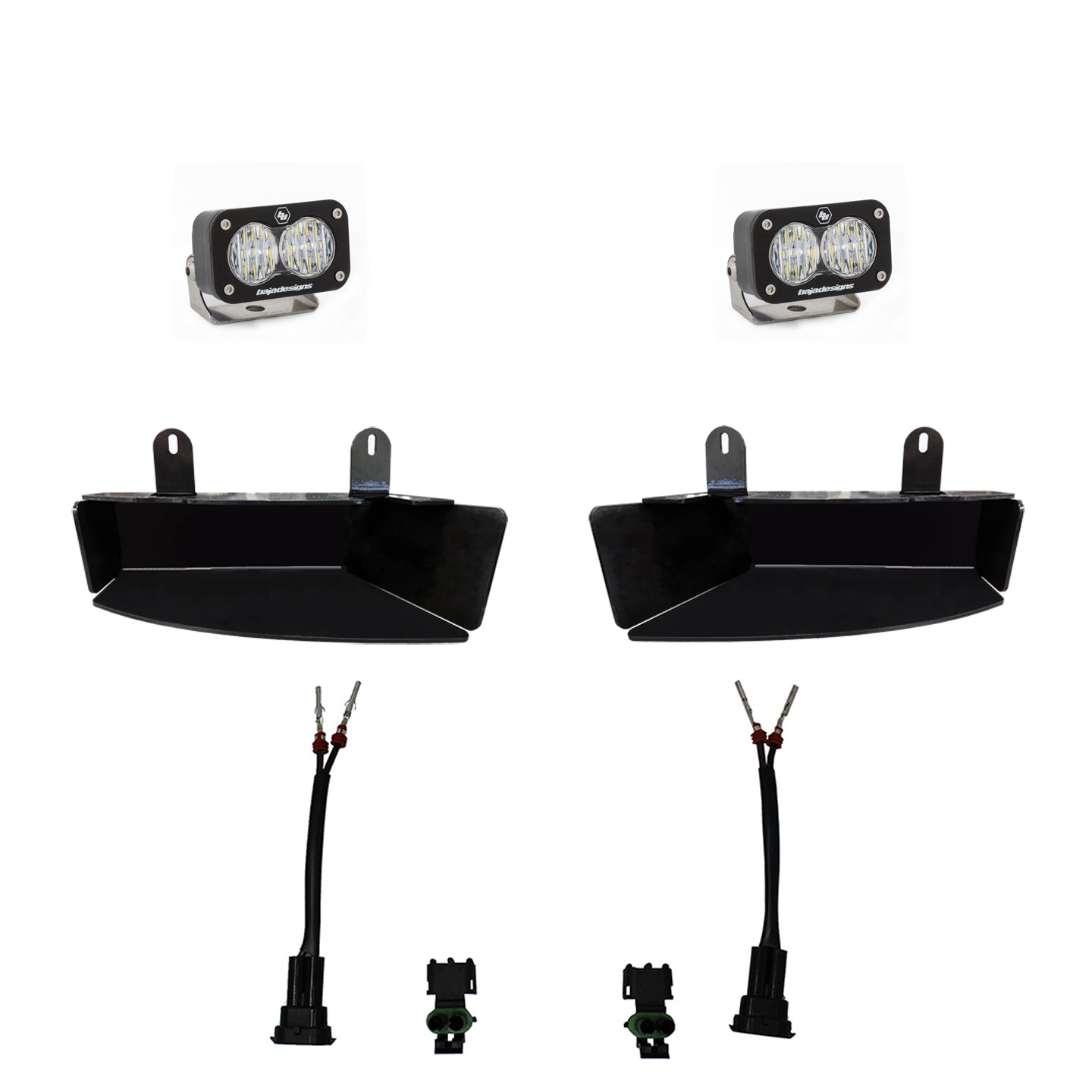Baja Designs | LED Light Kit | Dodge Ram Light Kit For Ram 2500/3500 19-On FPK S2 Sport W/C White Baja Designs | 448042
