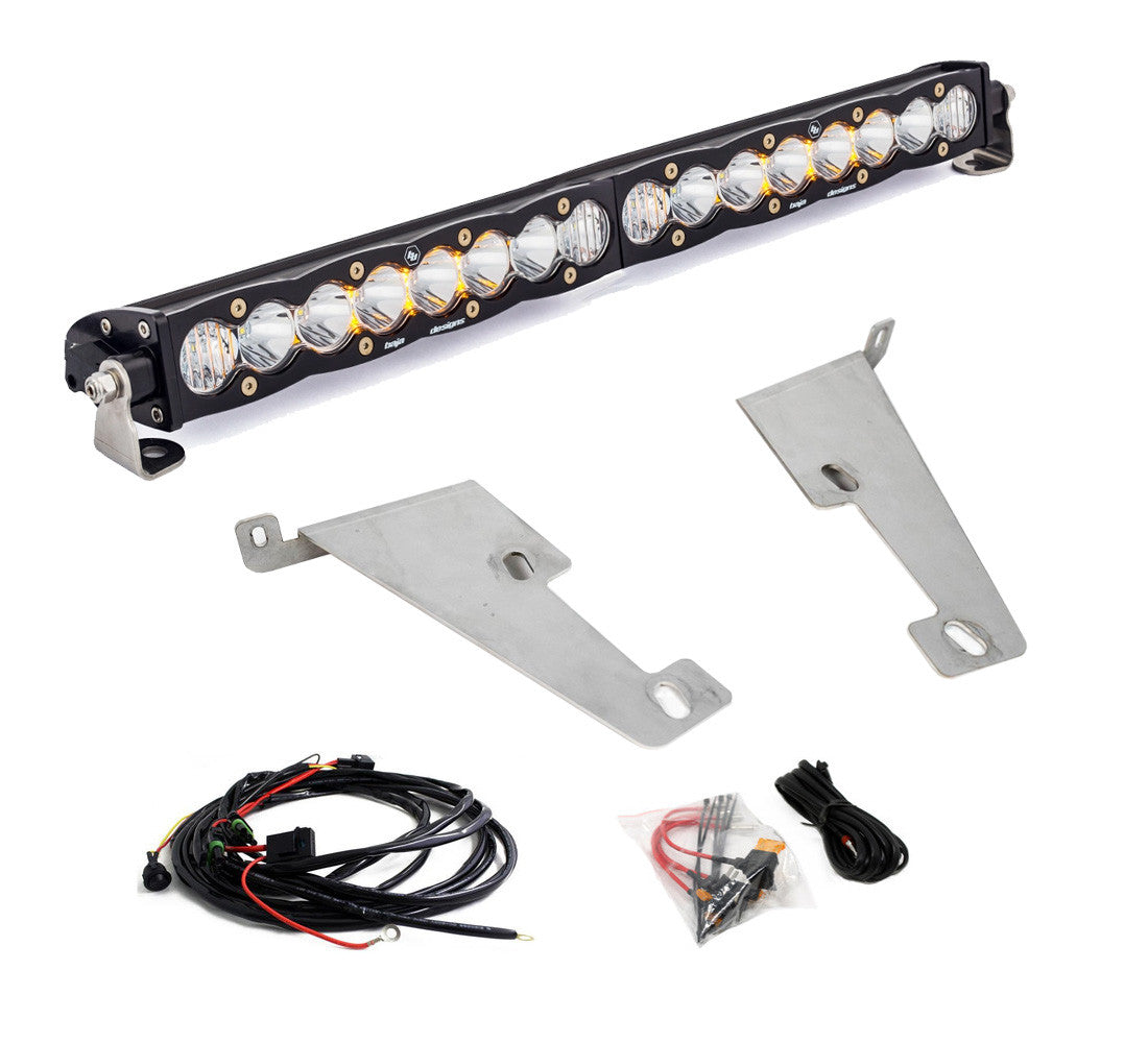 Baja Designs | LED Light Kit | 2022 Toyota Tundra 20 Inch S8 Behind Bumper Kit Clear Non-Hybrid Baja Designs | 448076