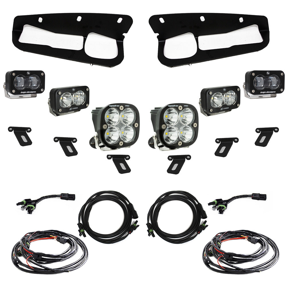 Baja Designs | Fog Lights | Ford Bronco (21-Present) S2 SAE FPK Pro Baja Designs for OEM Steel Bumper Baja Designs | 448175