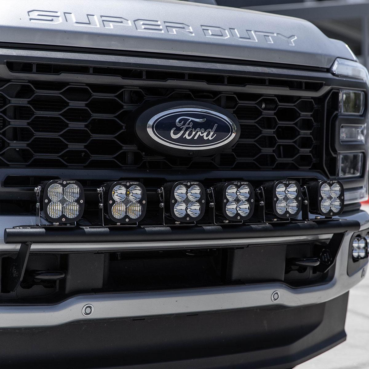 Baja Designs | Bumper Bull Bar | Ford Super Duty 23-On XL Sport Bull Bar Light Kits Kit w/ Upfitter Baja Designs | 448235UP