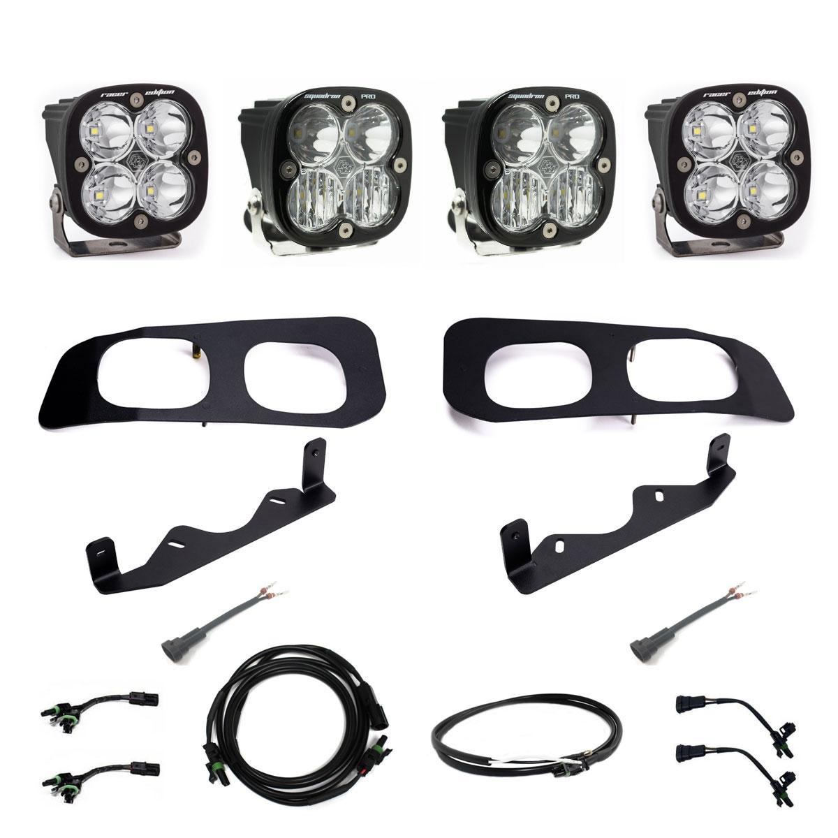 Baja Designs | Fog Lights | Ford Super Duty 2023-On Dual Unlimited Fog Pocket Upfitter Kit Baja Designs | 448255UP