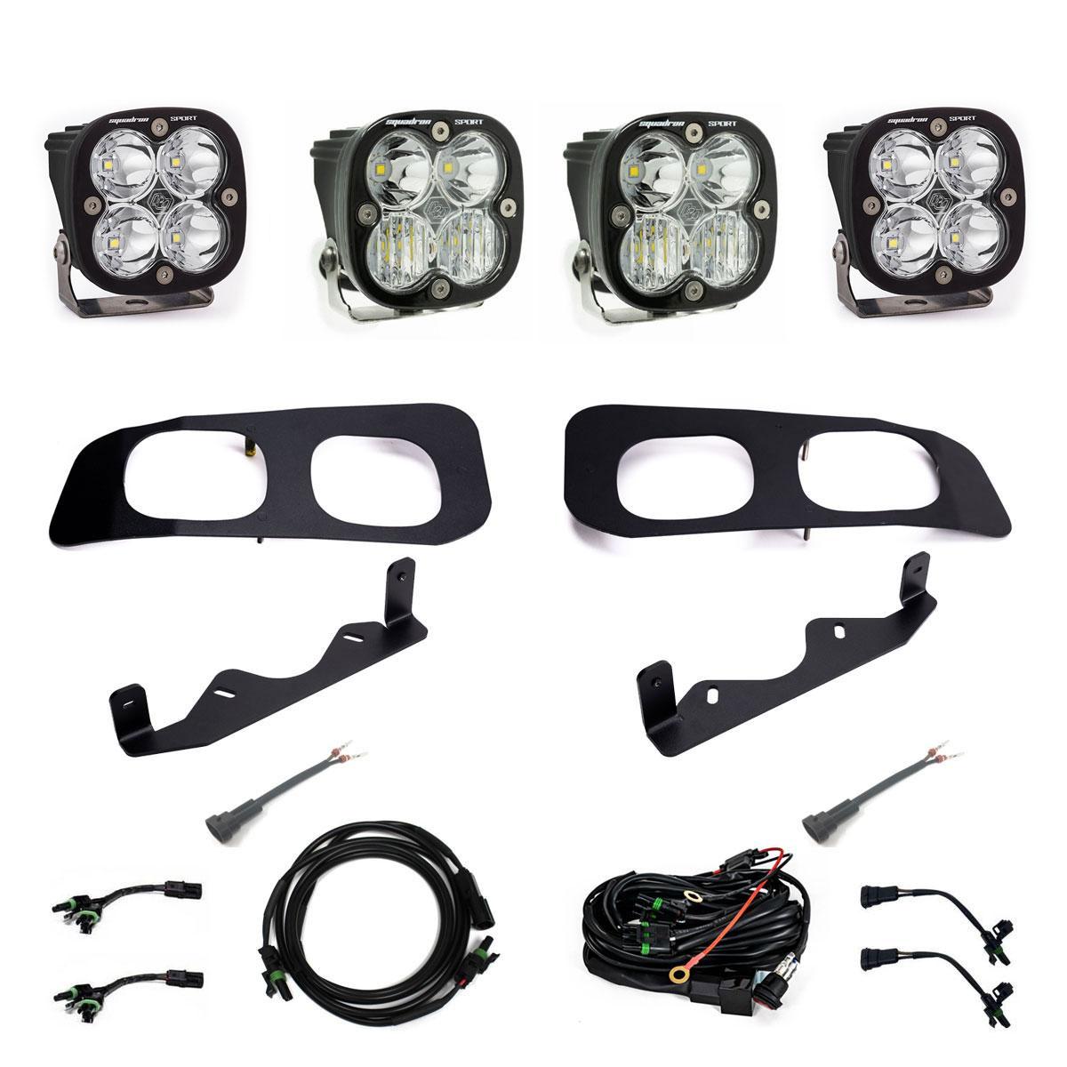 Baja Designs | Fog Lights | Ford Super Duty 2023-On Dual Sportsmen Fog Pocket Kit Baja Designs | 448257